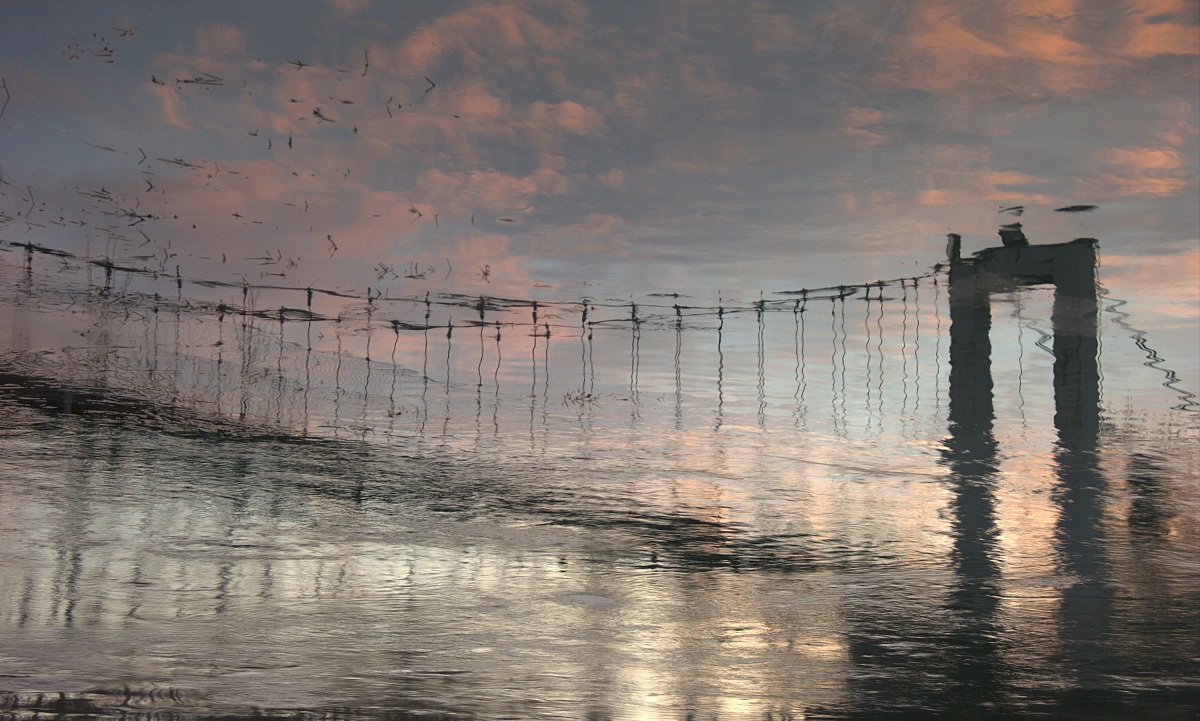 ... a bridge across the River Stella ...