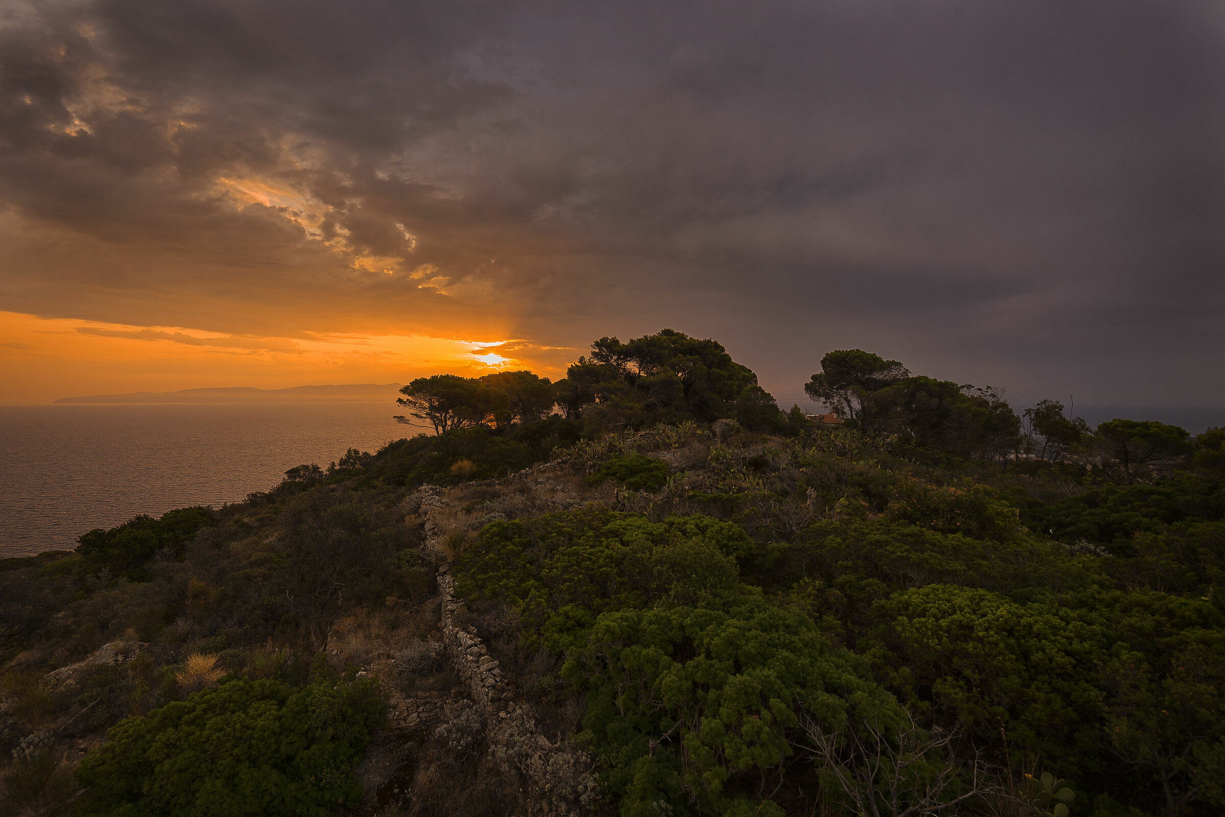 Alba all'isola del Giglio