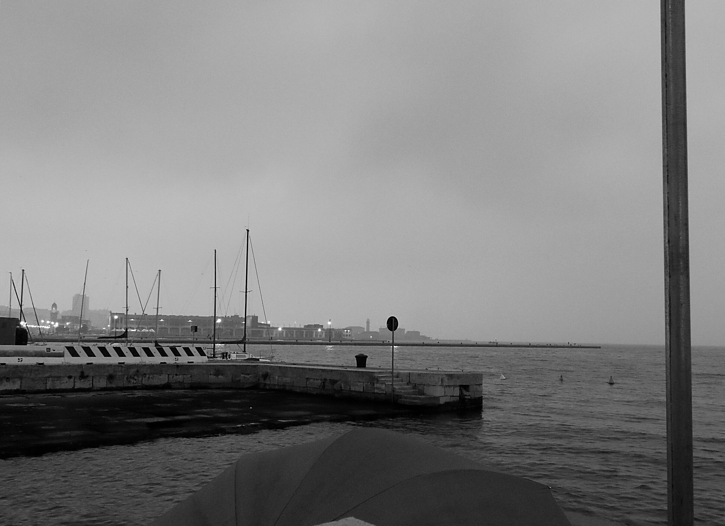 il porto dalla fine del Canal Grande