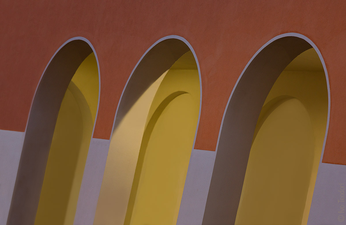 Tresigallo metaphysical city.