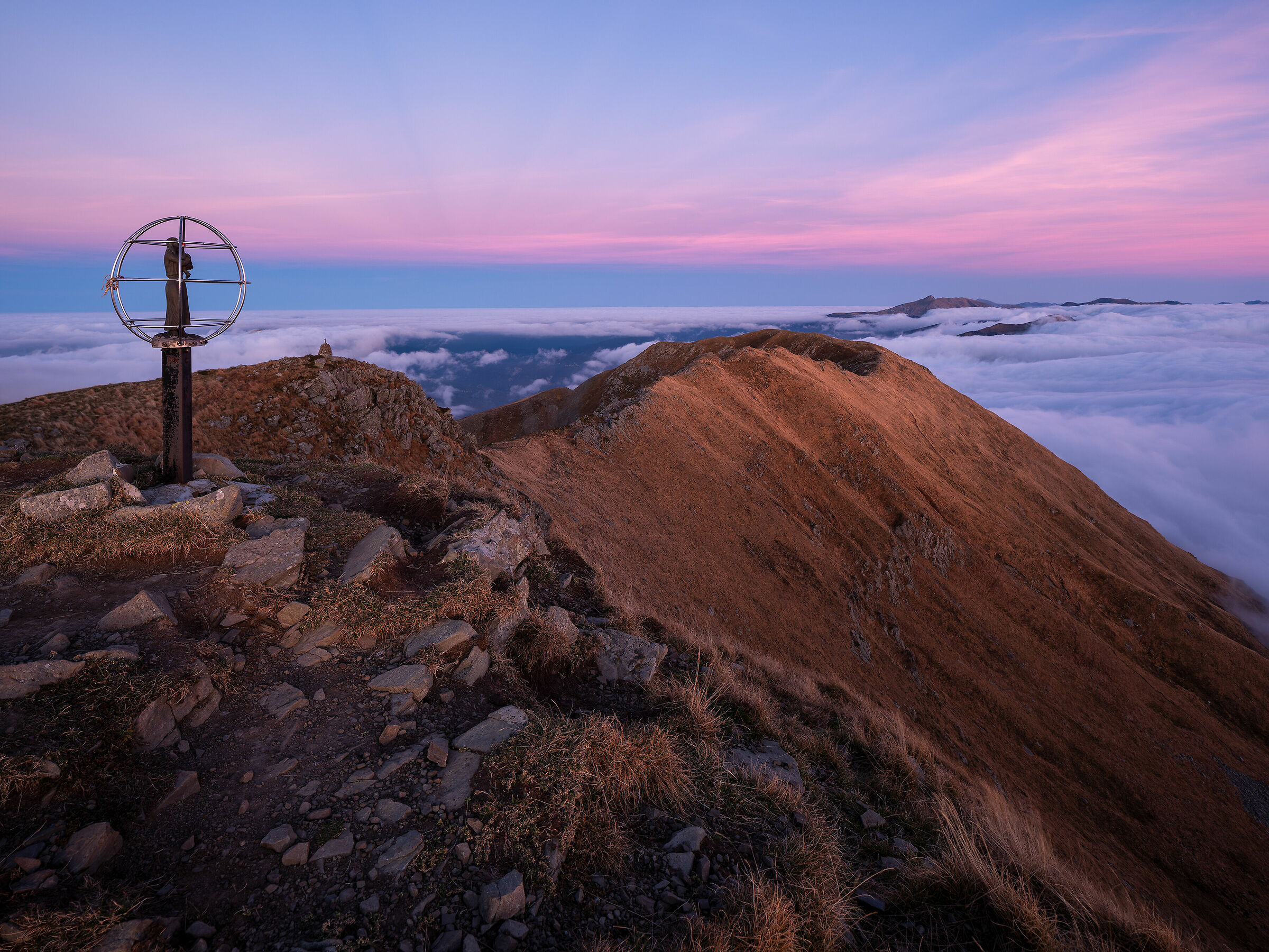 After sunset from the Alpe di Succiso