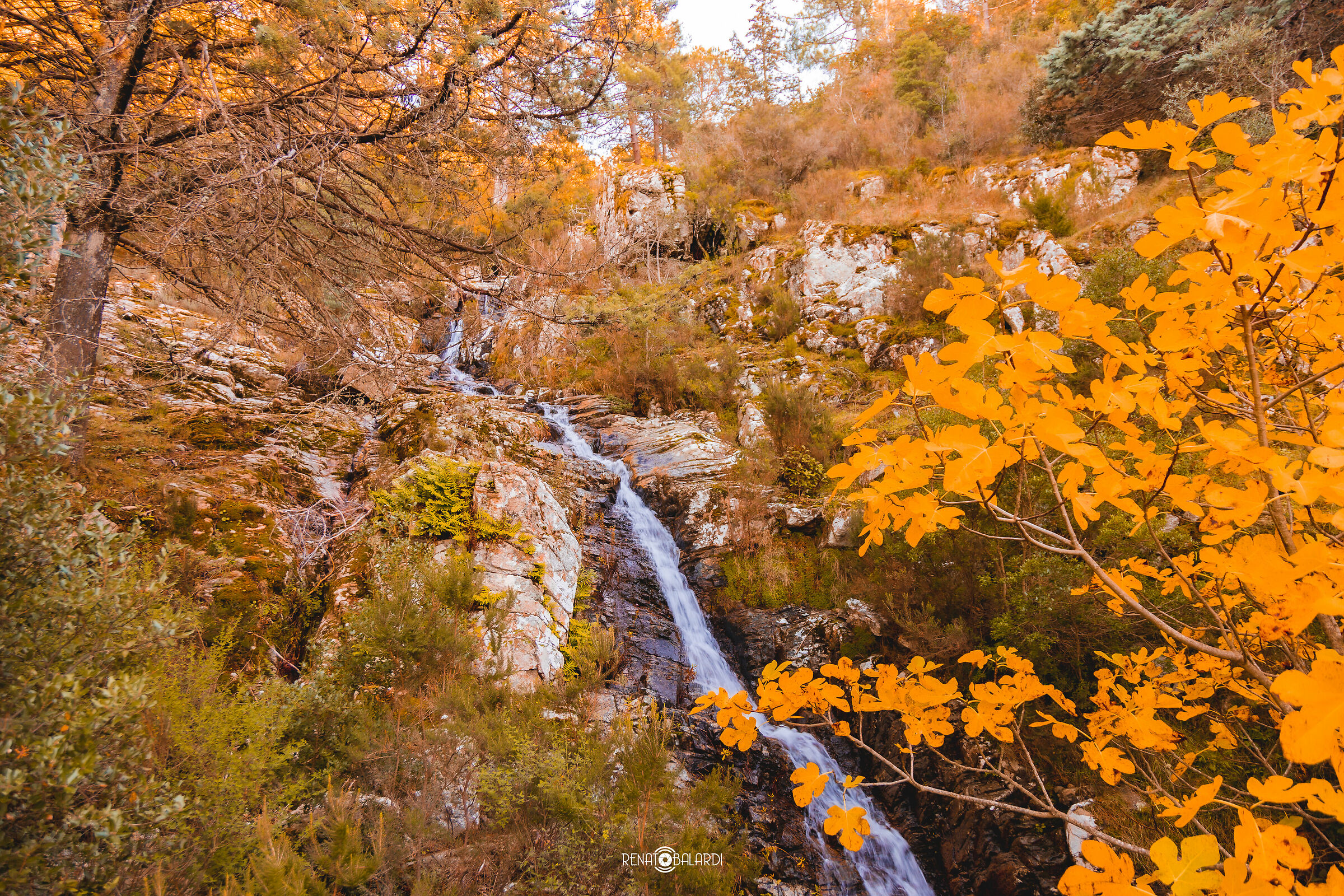 Cascata sul monte Limbara