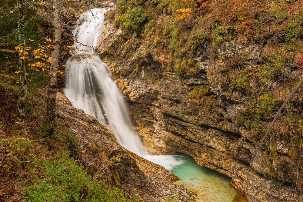 Una delle cascate del torrente Arzino