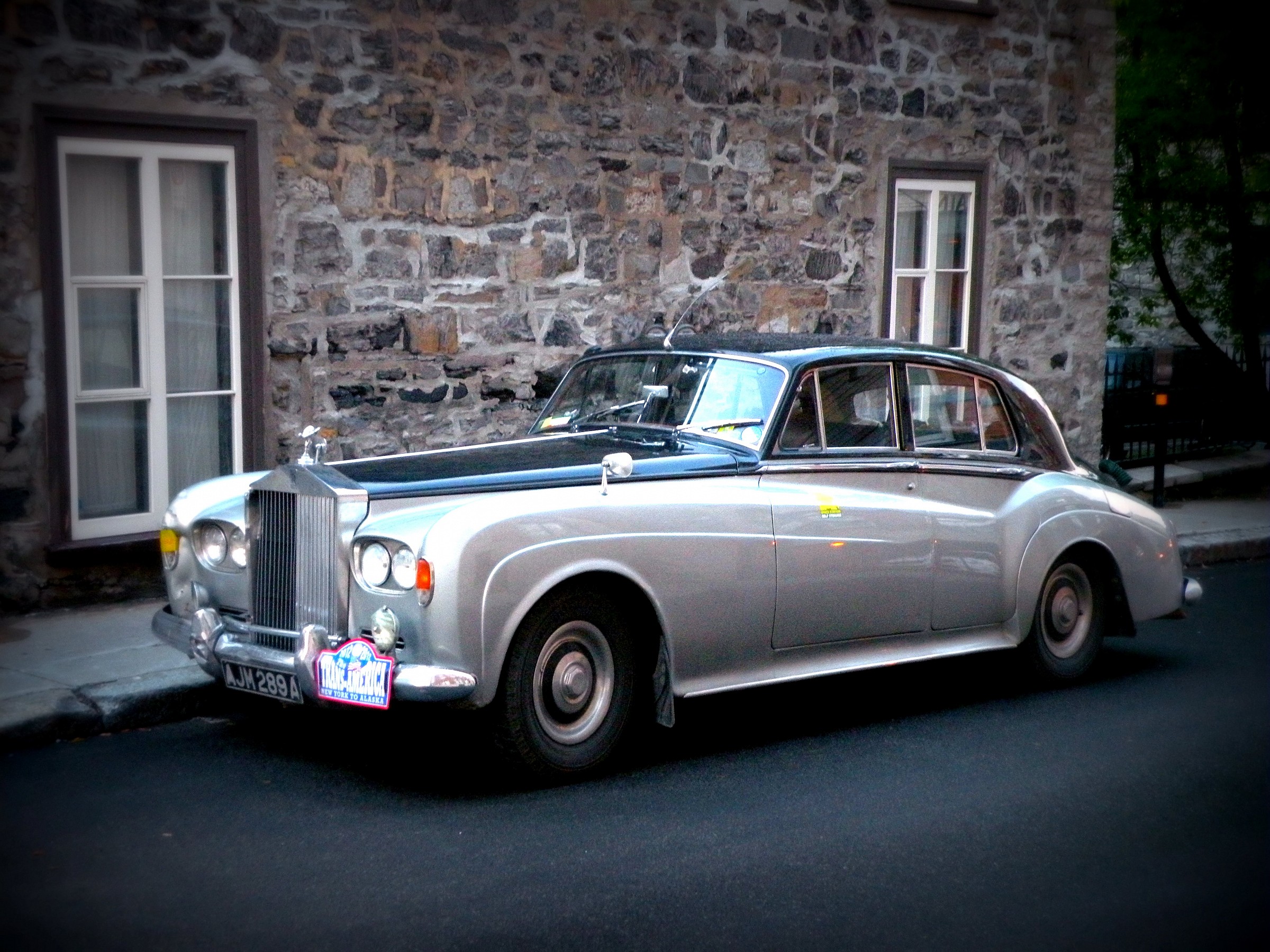 In a narrow street in QuebecCity