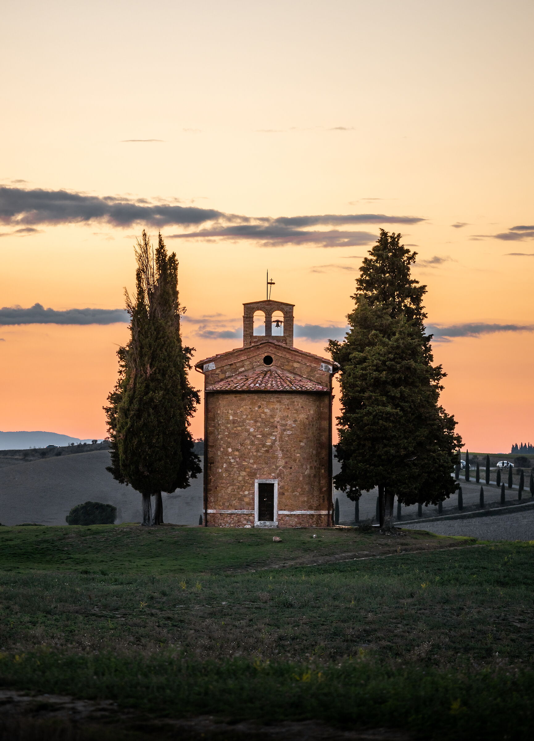 Madonna di Vitaleta al tramonto