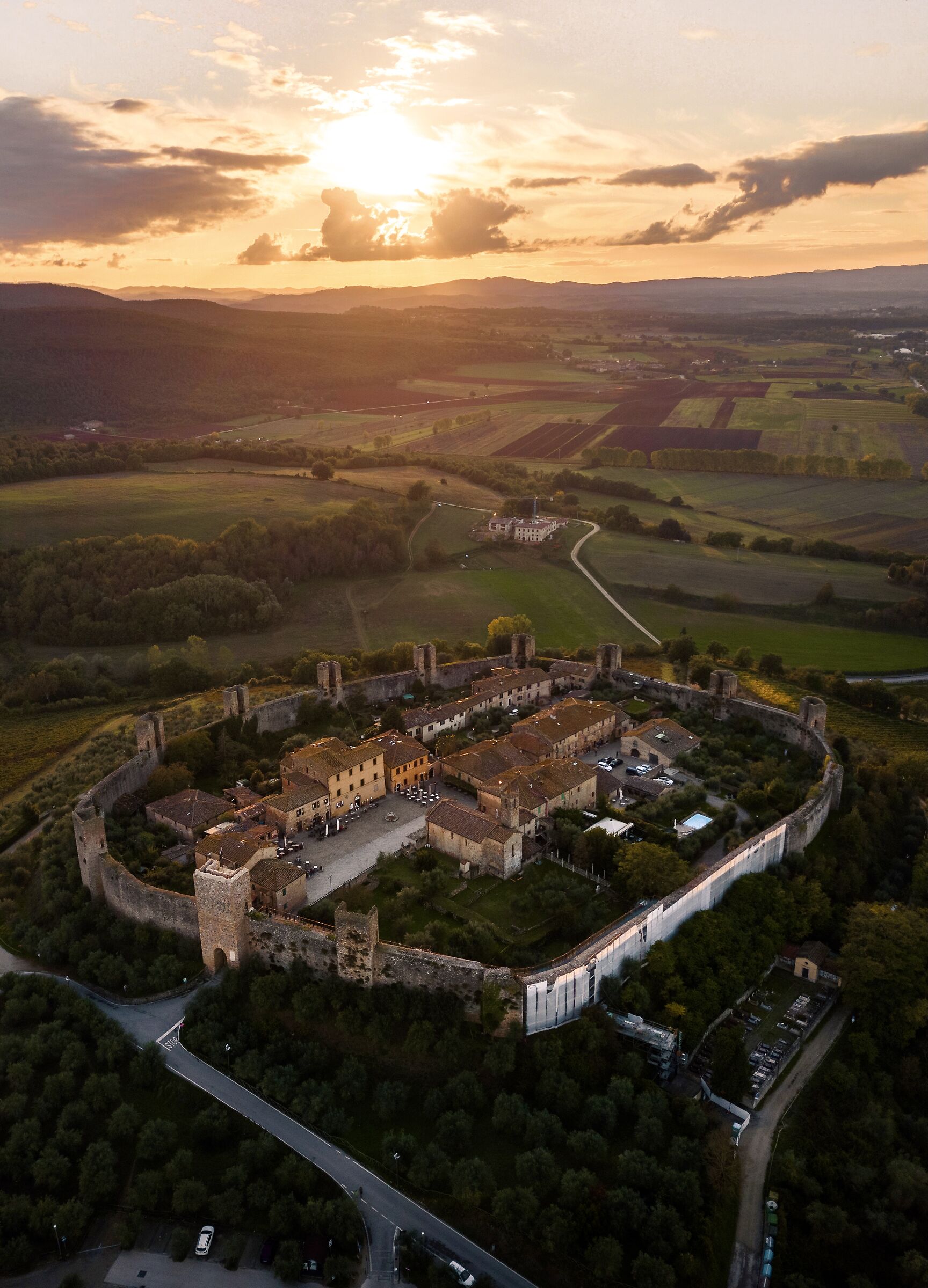 Monteriggioni dall'alto