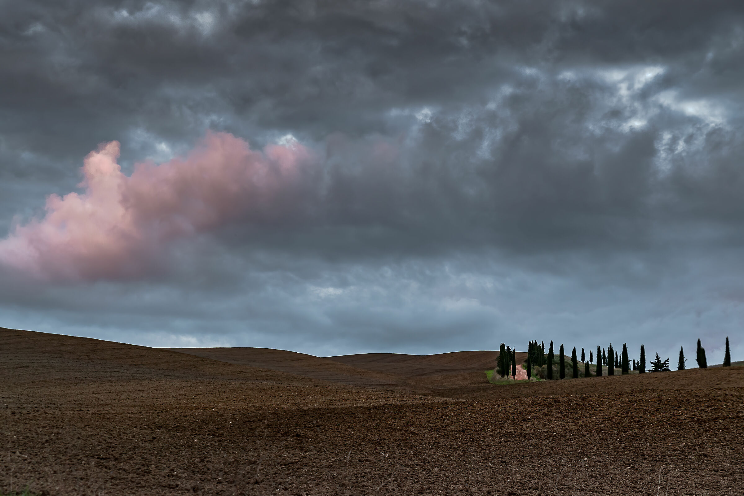 val d'orcia, autumn evening 2021- 1