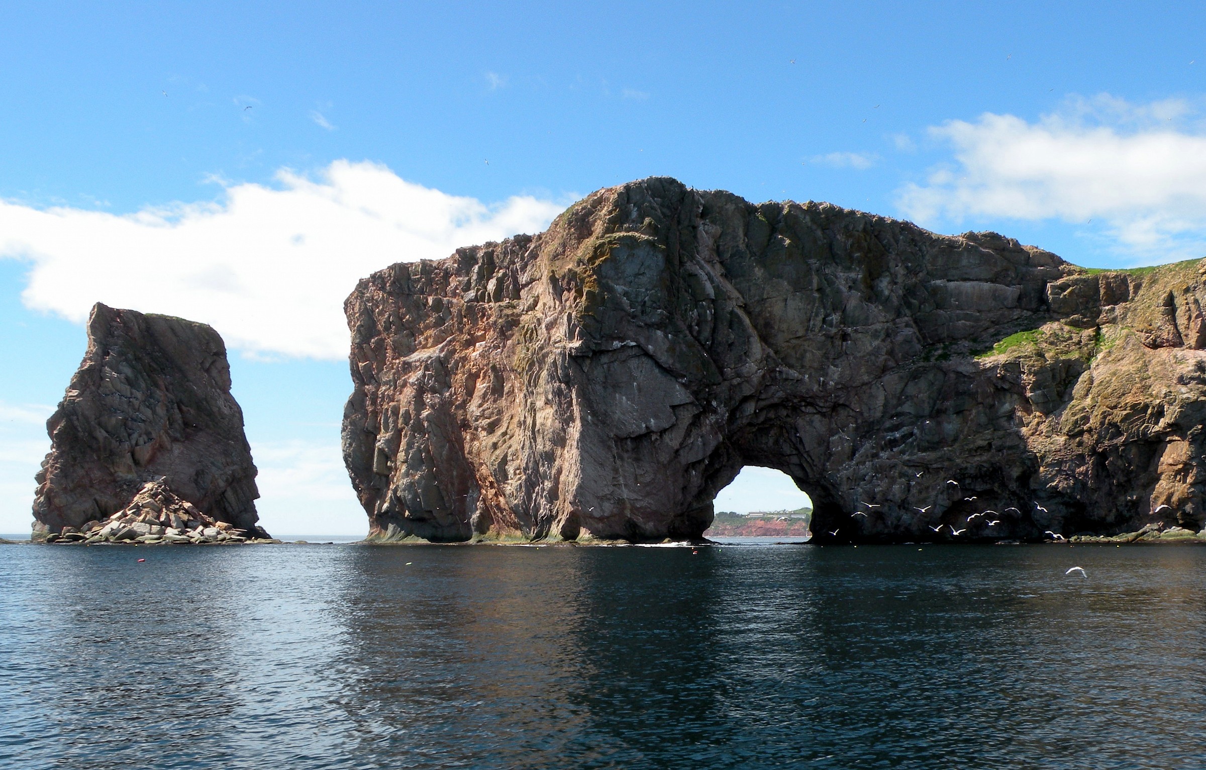 Perce Rock 'view from the sea