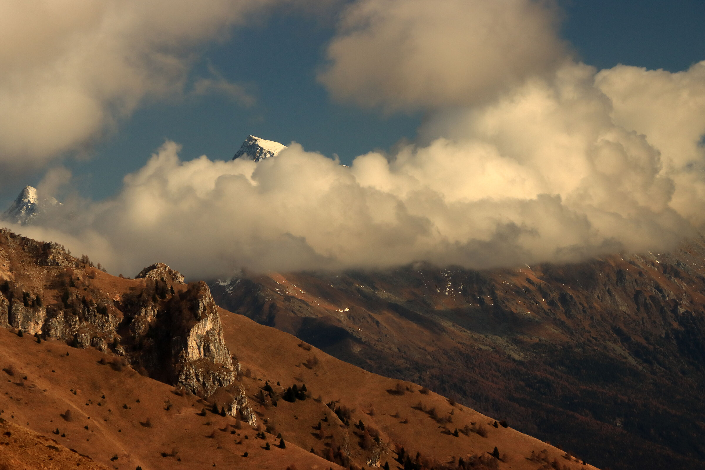 l'Adamello si nasconde