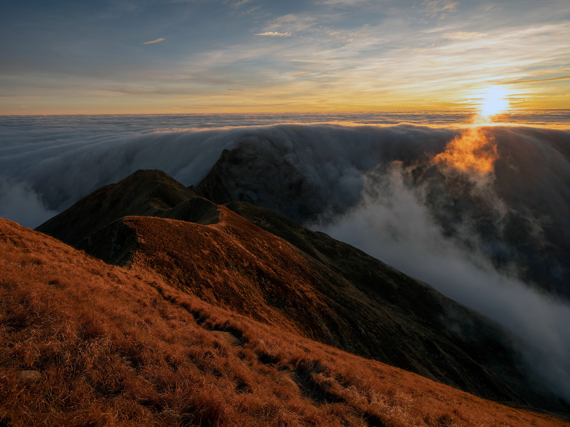Storm on the Alpe di Succiso