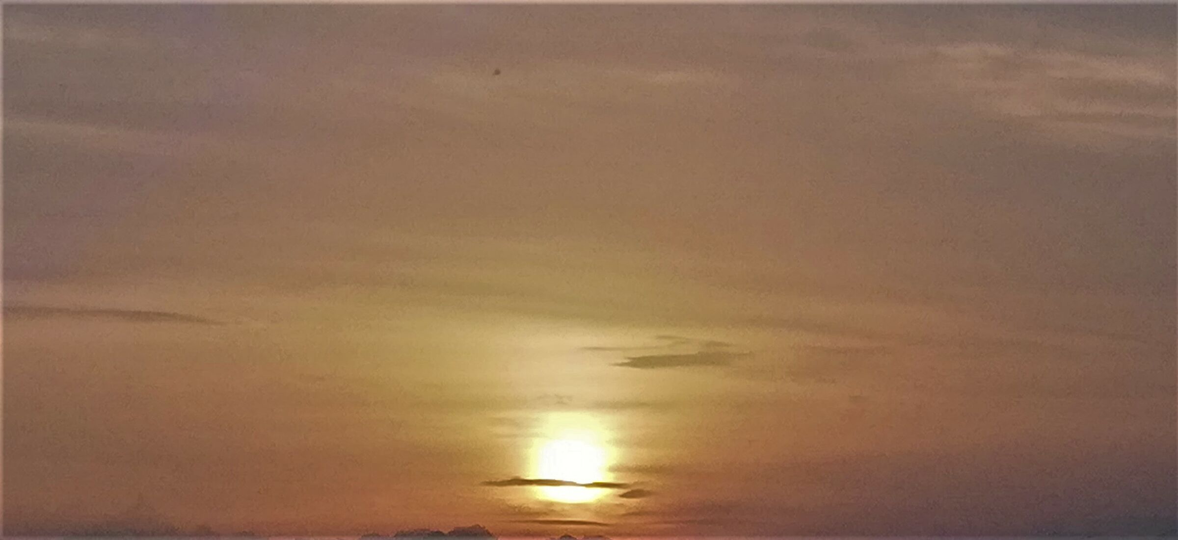 sunset over the Alps...