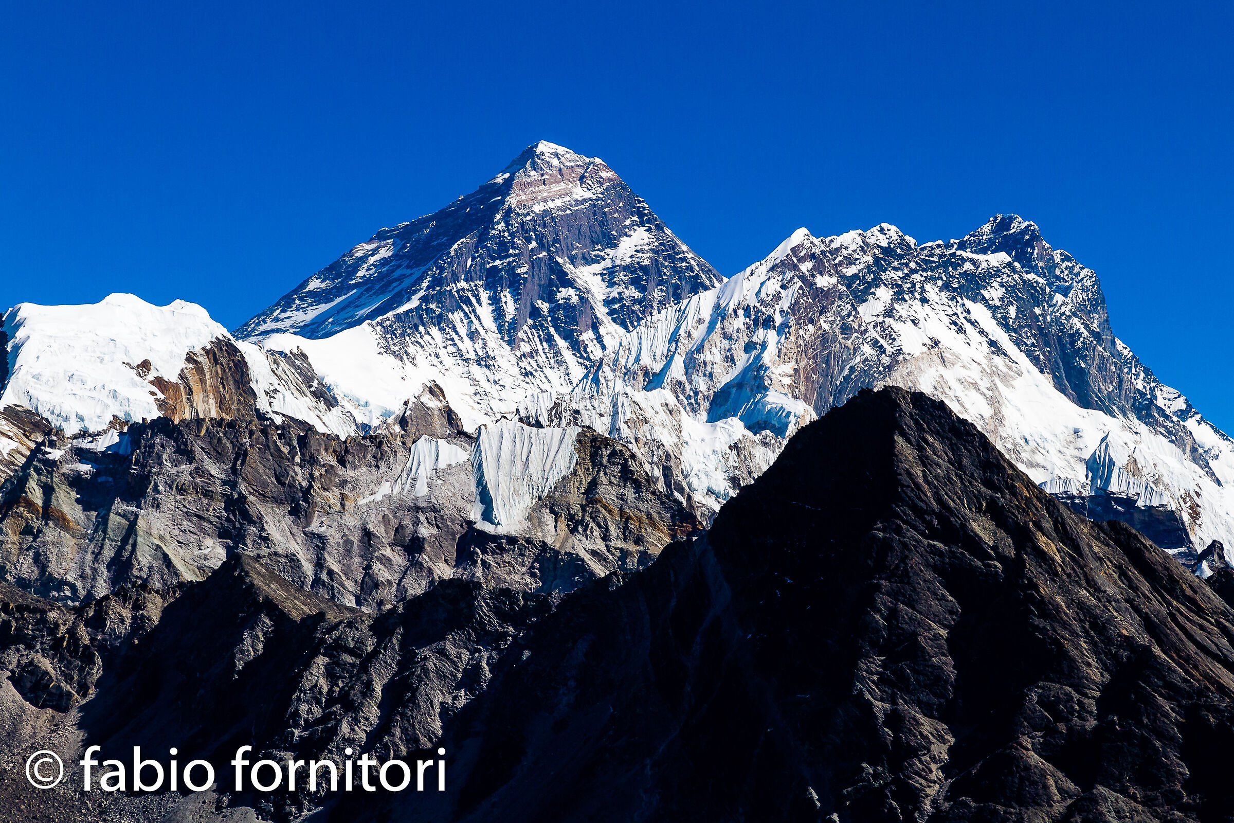 Gokyo Ri view , Everest and Lhotse  , Nepal 2017