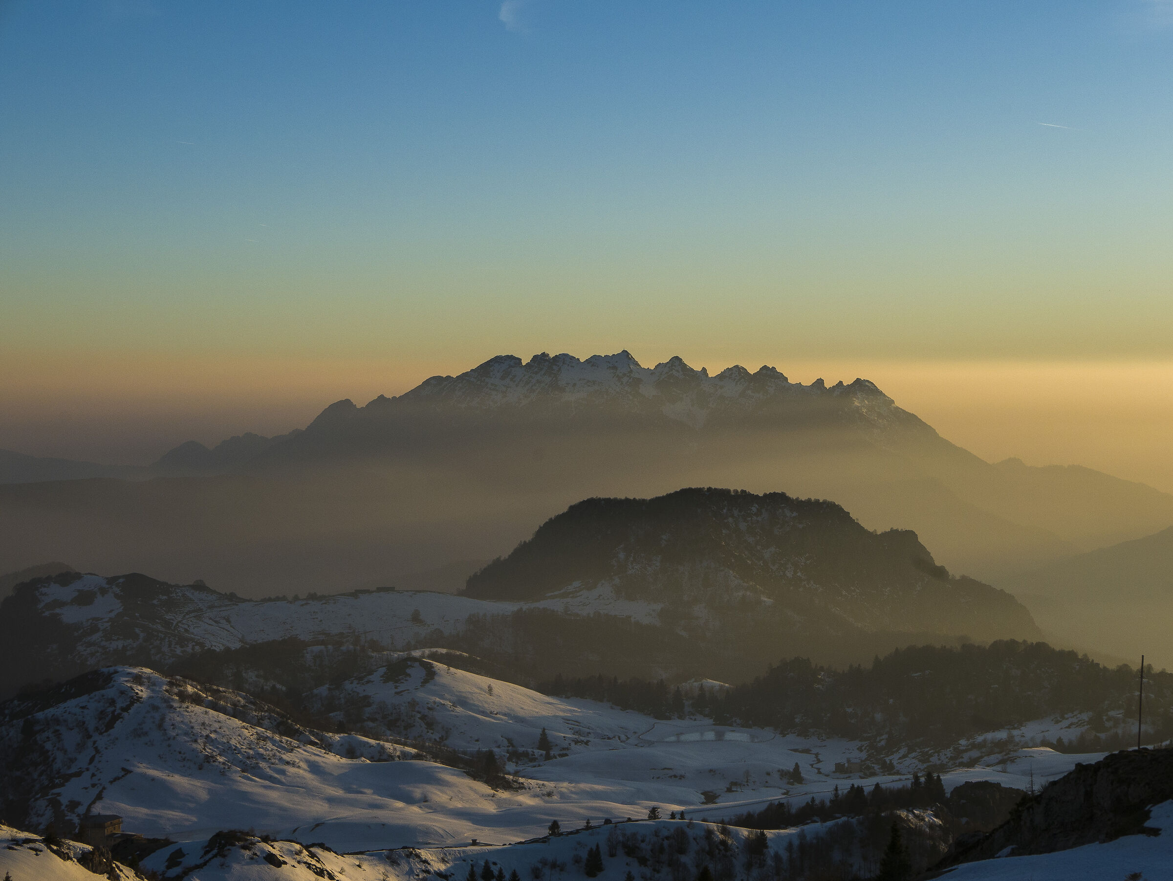 Resegone al tramonto