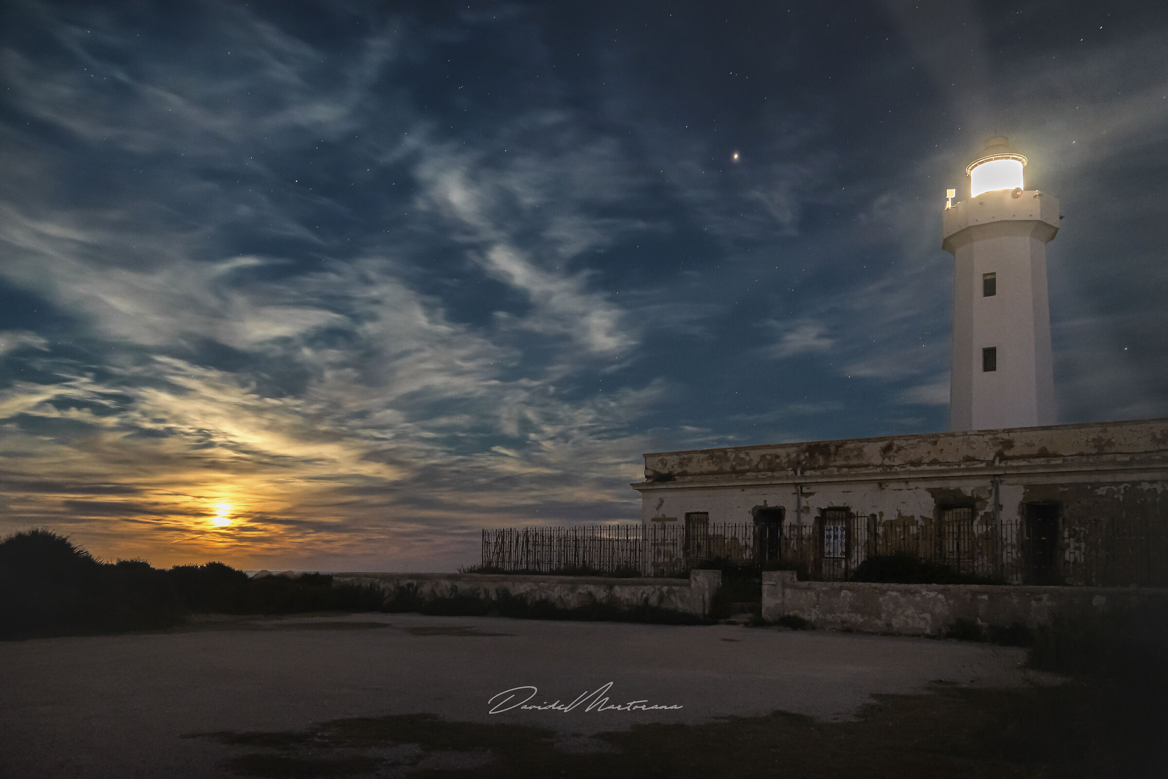 The Lighthouse & the Moon