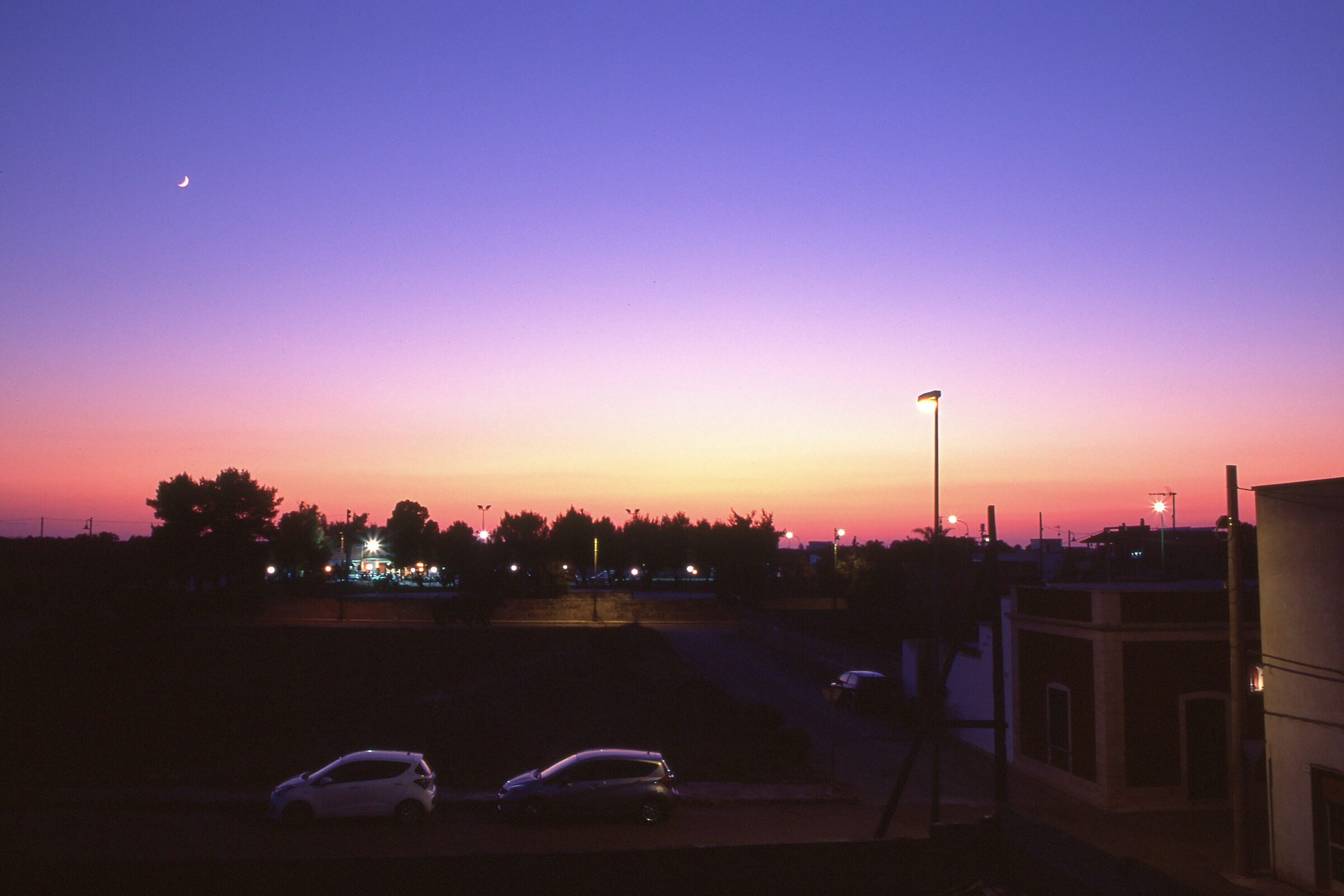 Sunset from the terrace - Velvia100