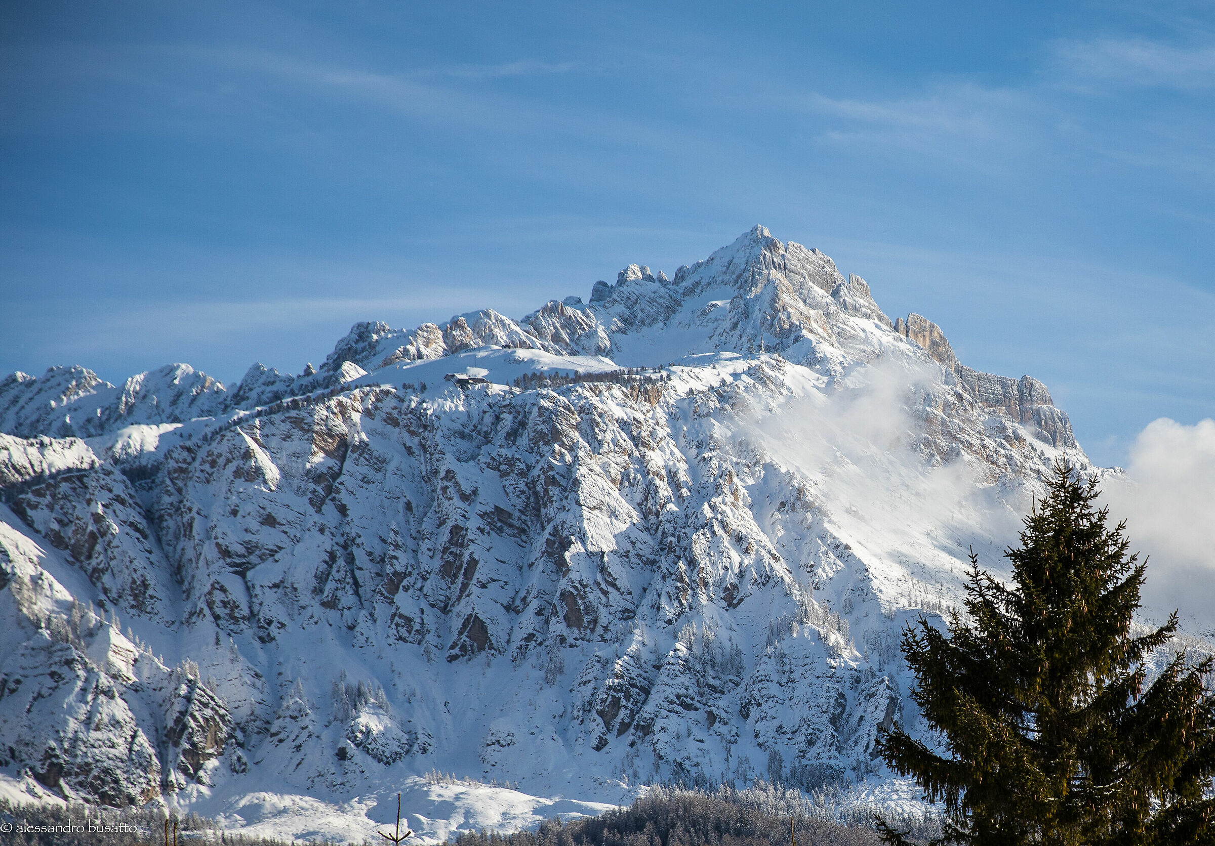 From a window of the Hospital of Cortina