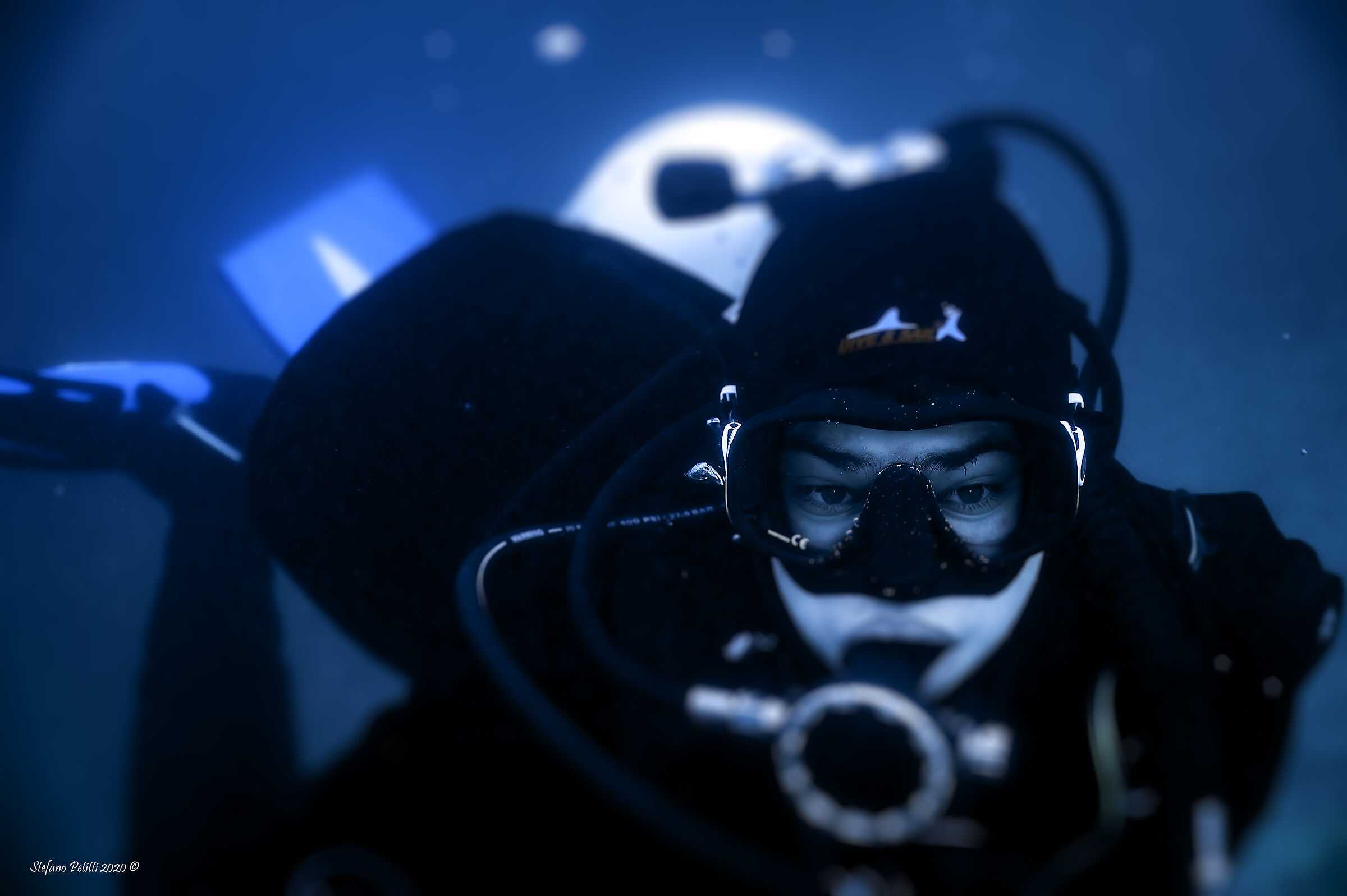 underwater portrait