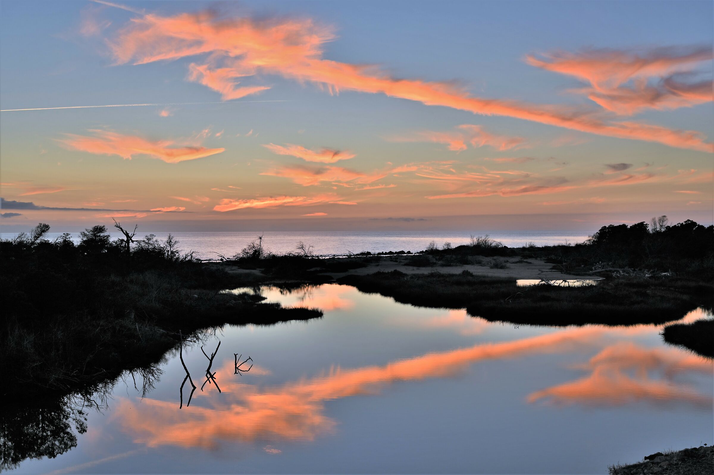 Tramonto da Marina di Alberese
