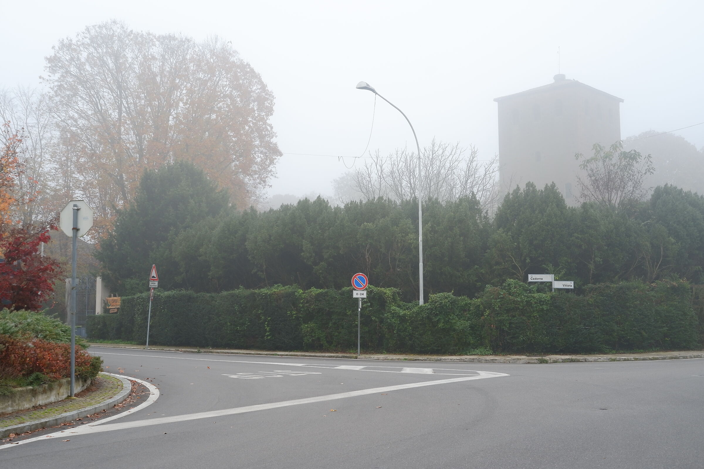 Lockdown e nebbia pavese