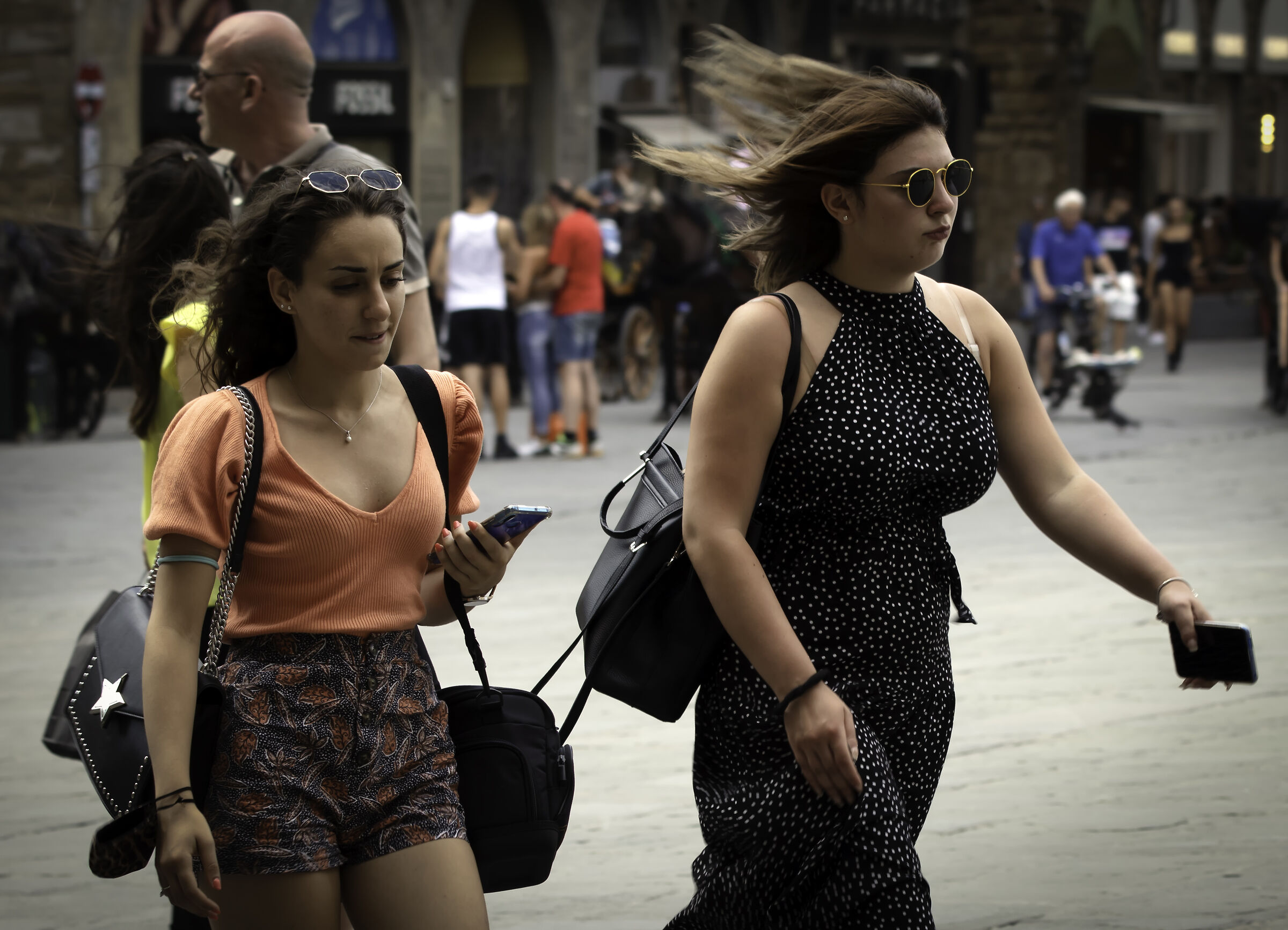 Venticello diversamente incidente