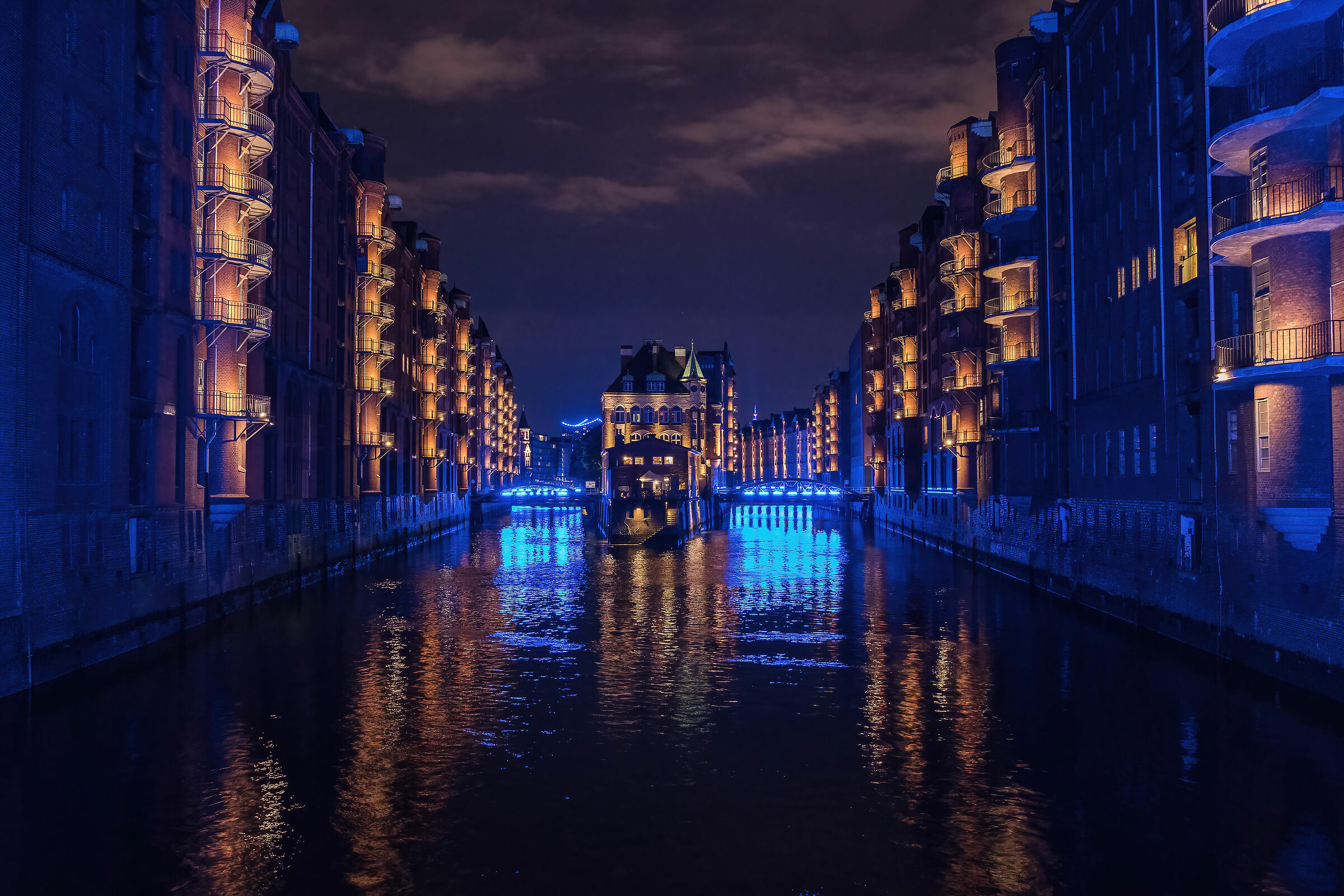 Atmosfere notturne - Amburgo