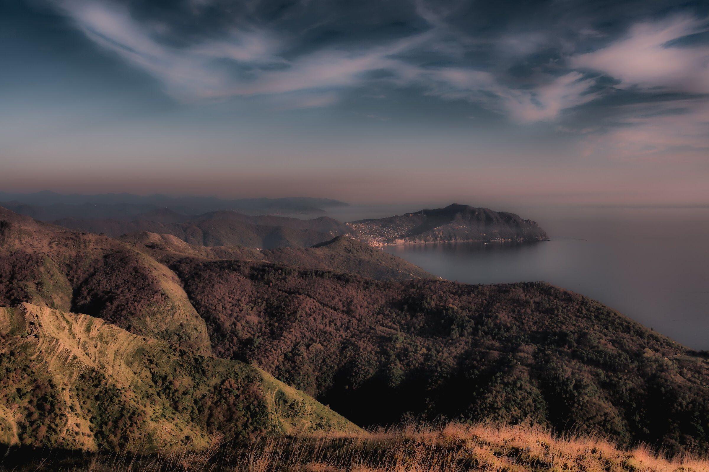 Volo con lo sguardo verso Portofino