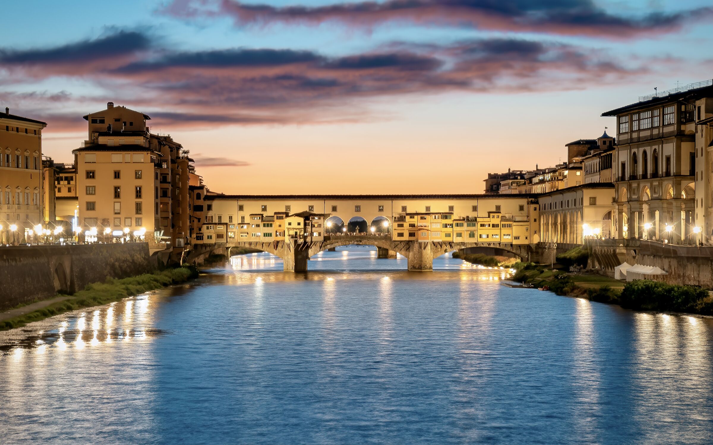 Sera d'estate al Ponte Vecchio