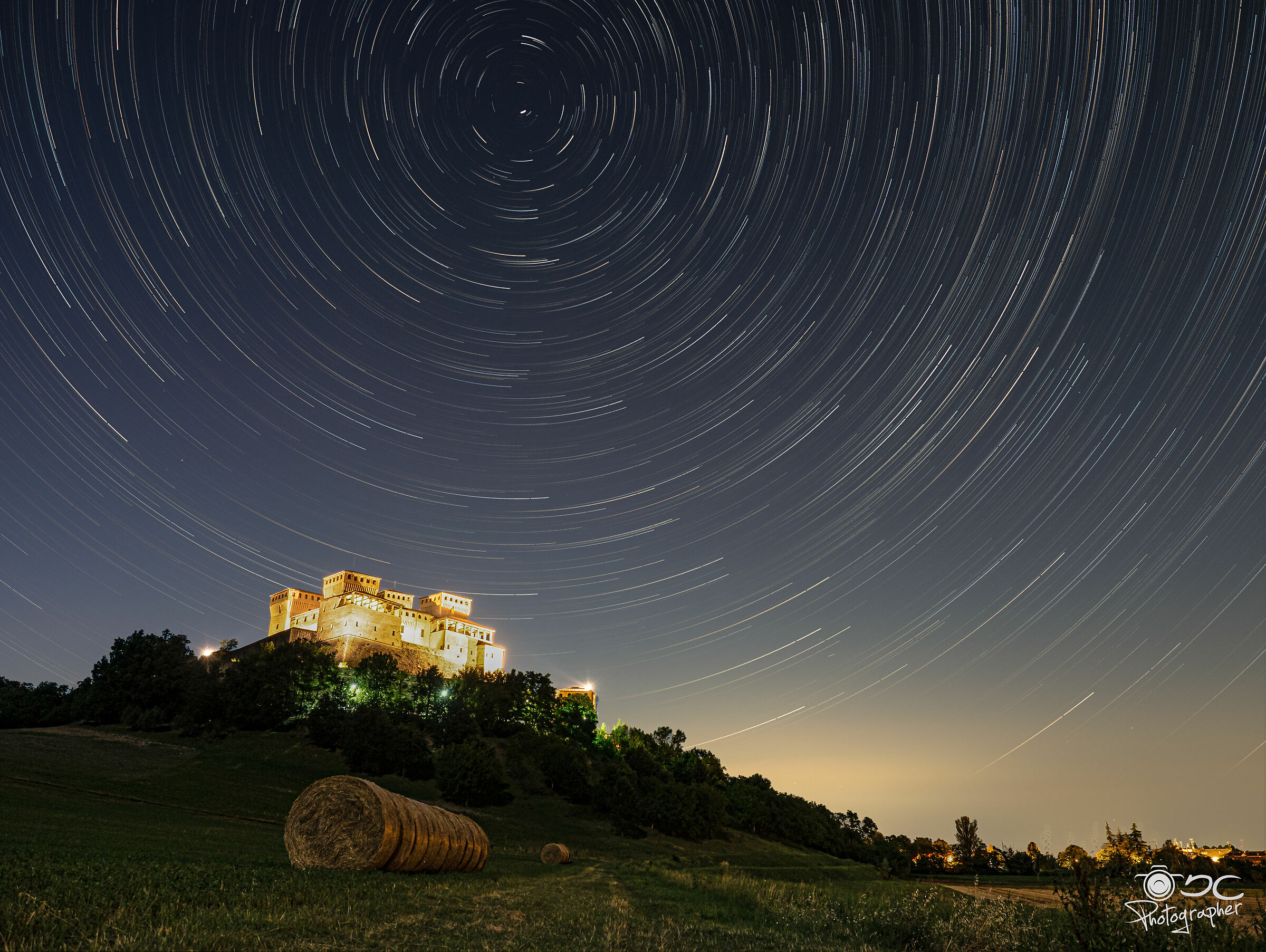 Startrail a Torrechiara