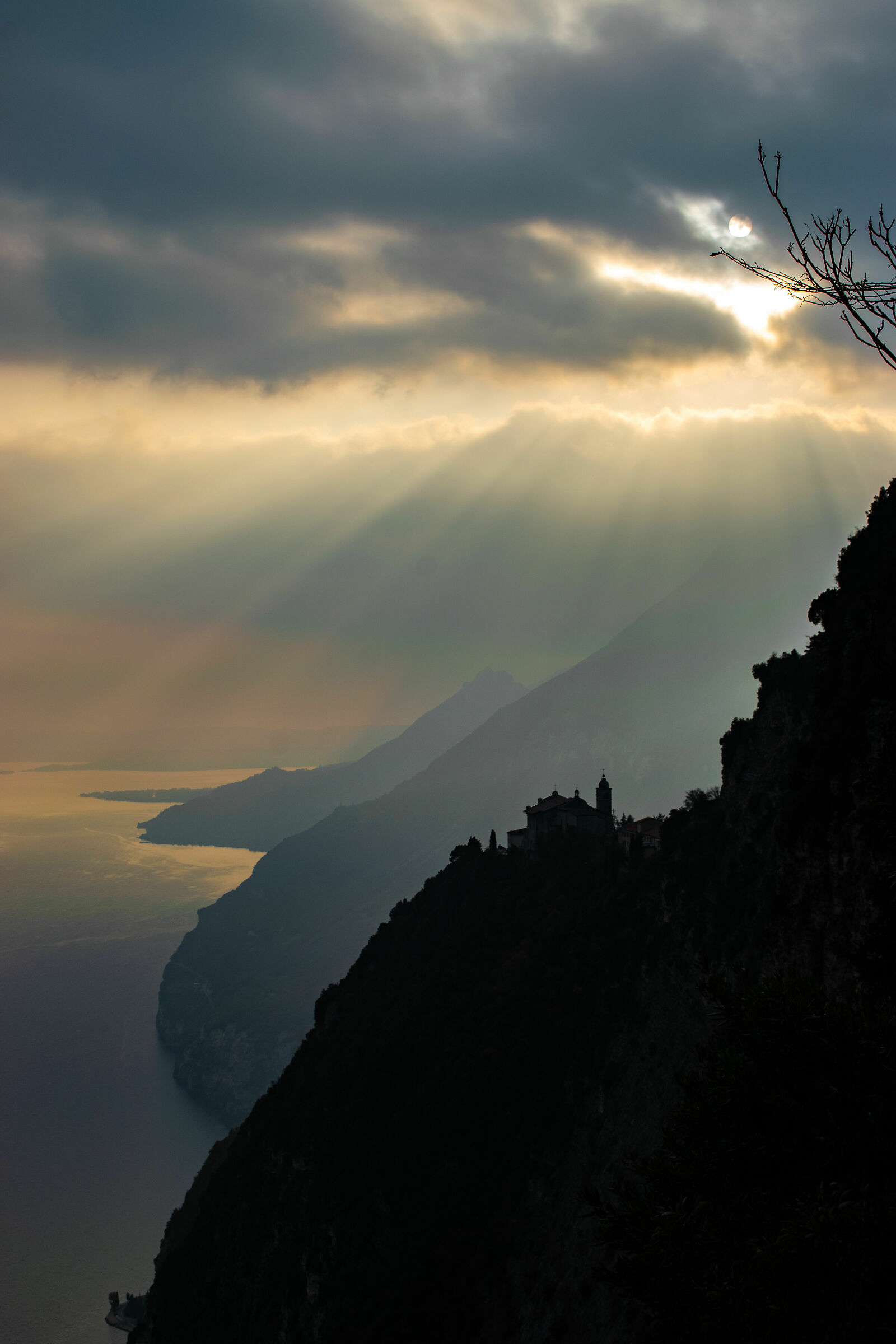 Lake Garda from the Hermitage of Montecastello2, Tignale