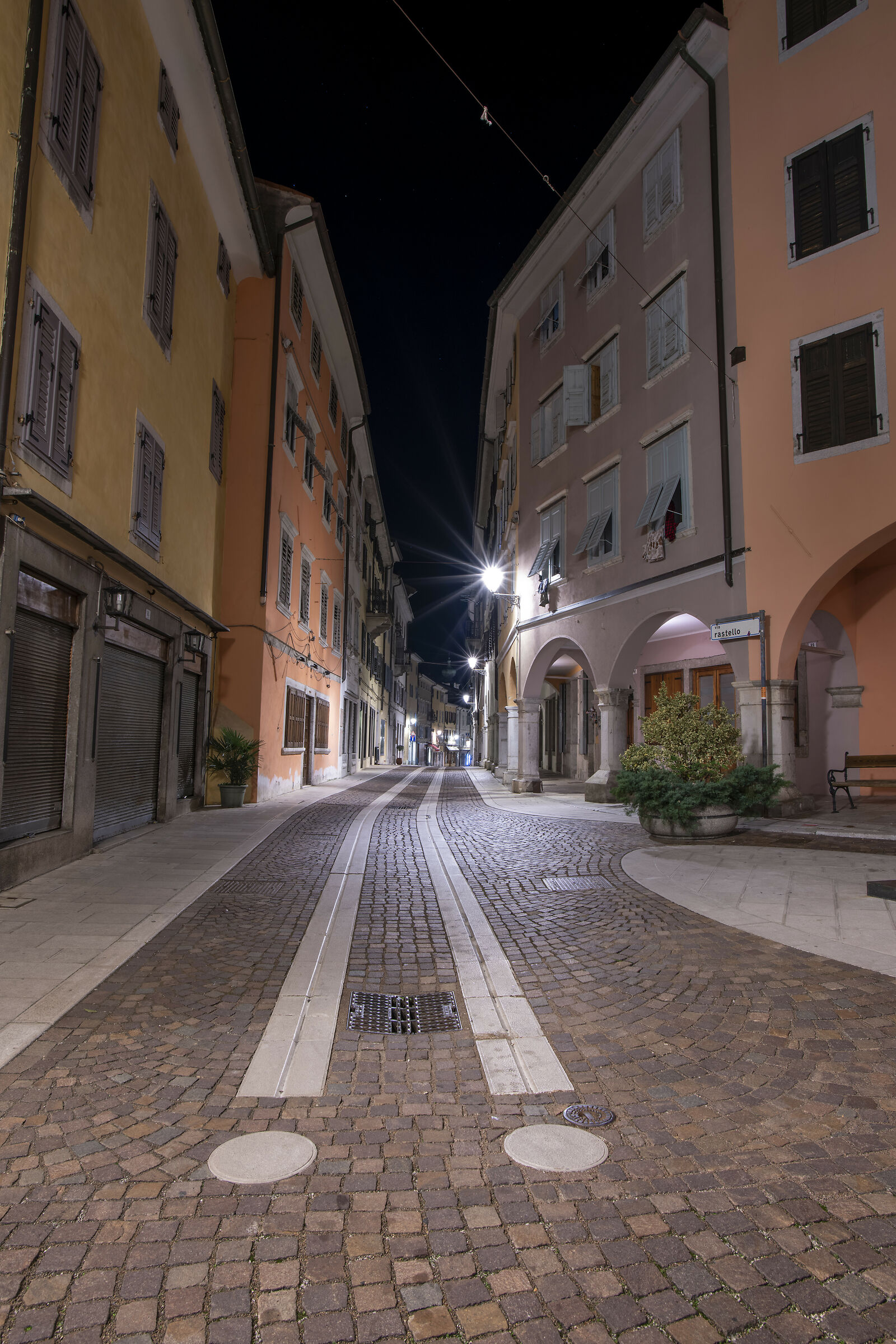 Gorizia, nocturnal via Rastello