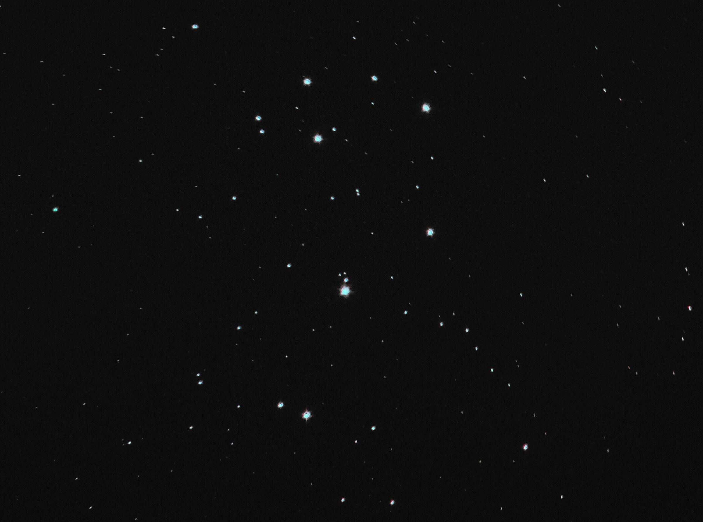 Pleiadi con fotocamera compatta da Palermo