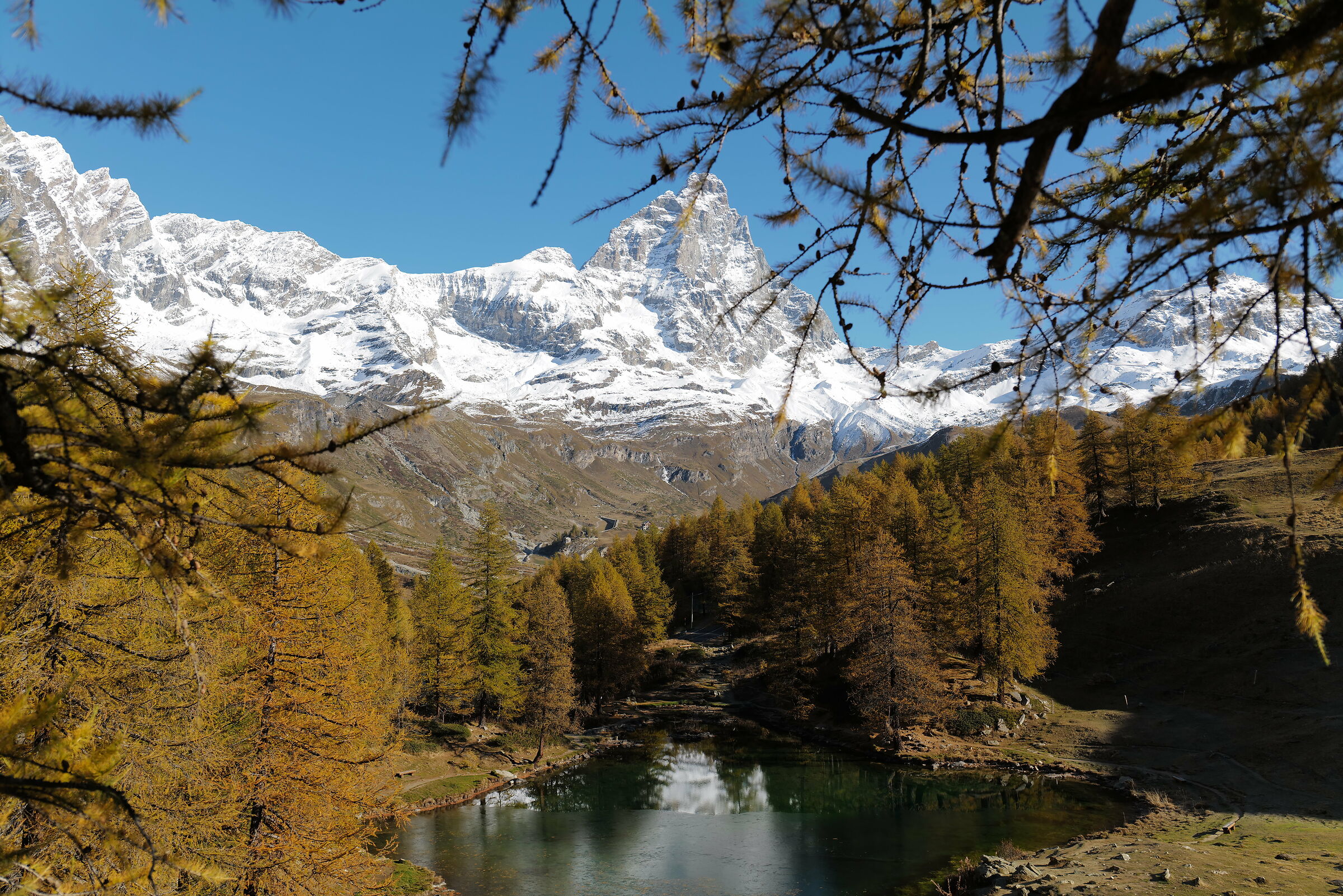 The Matterhorn from Lac Bleu