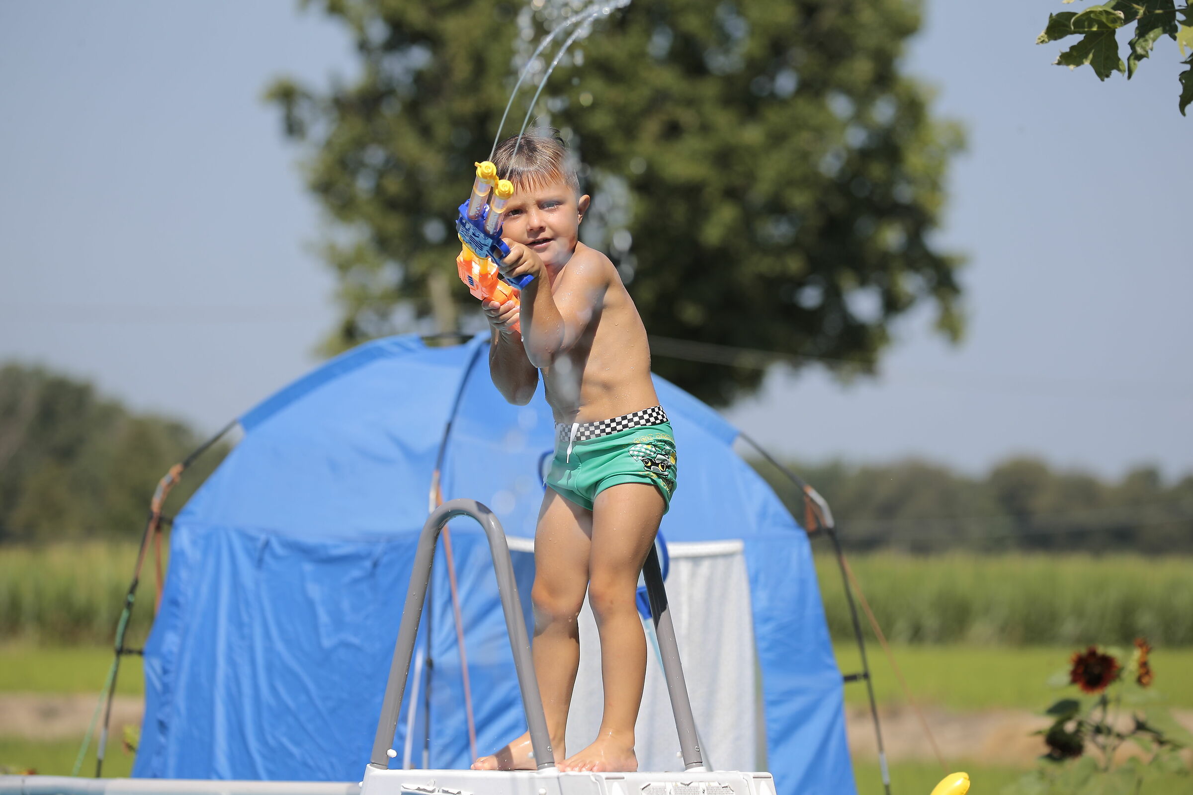Daniel don't wet his grandparents