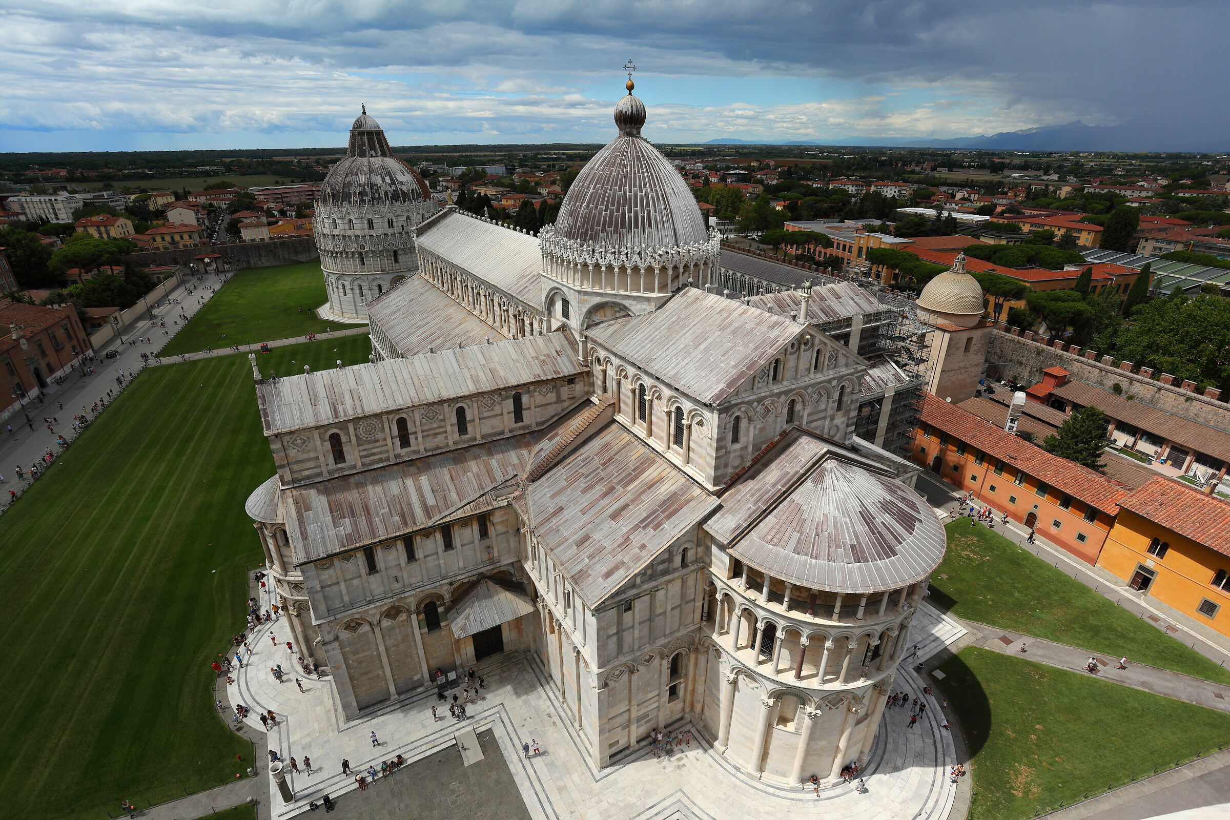 The fantastic view from at the top of the Tower