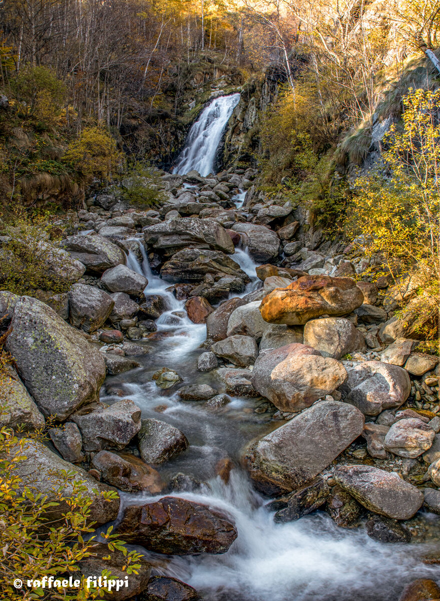 Cascata in alta Valle Cervo - Biellese