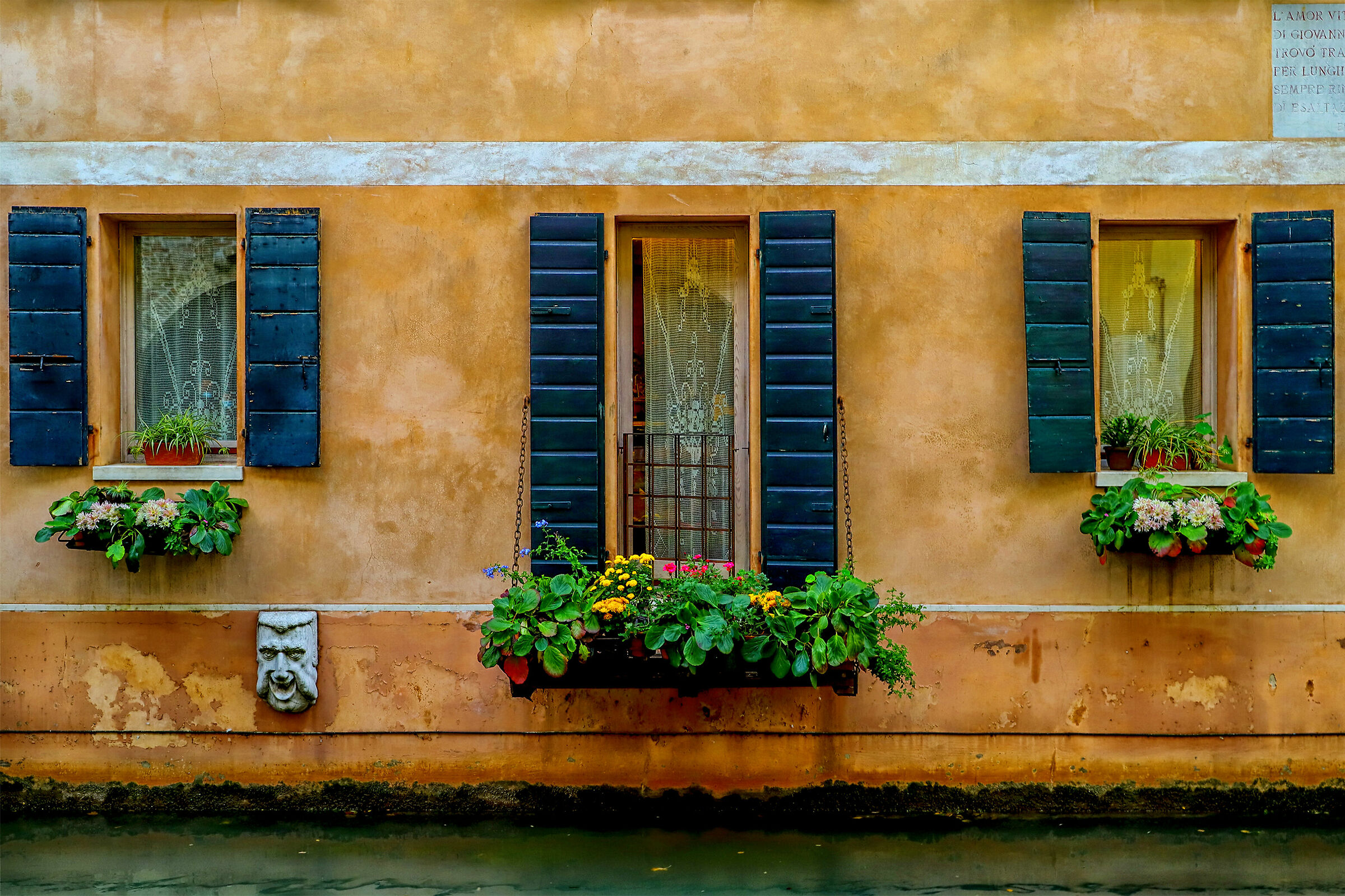 Windows on the Sile river