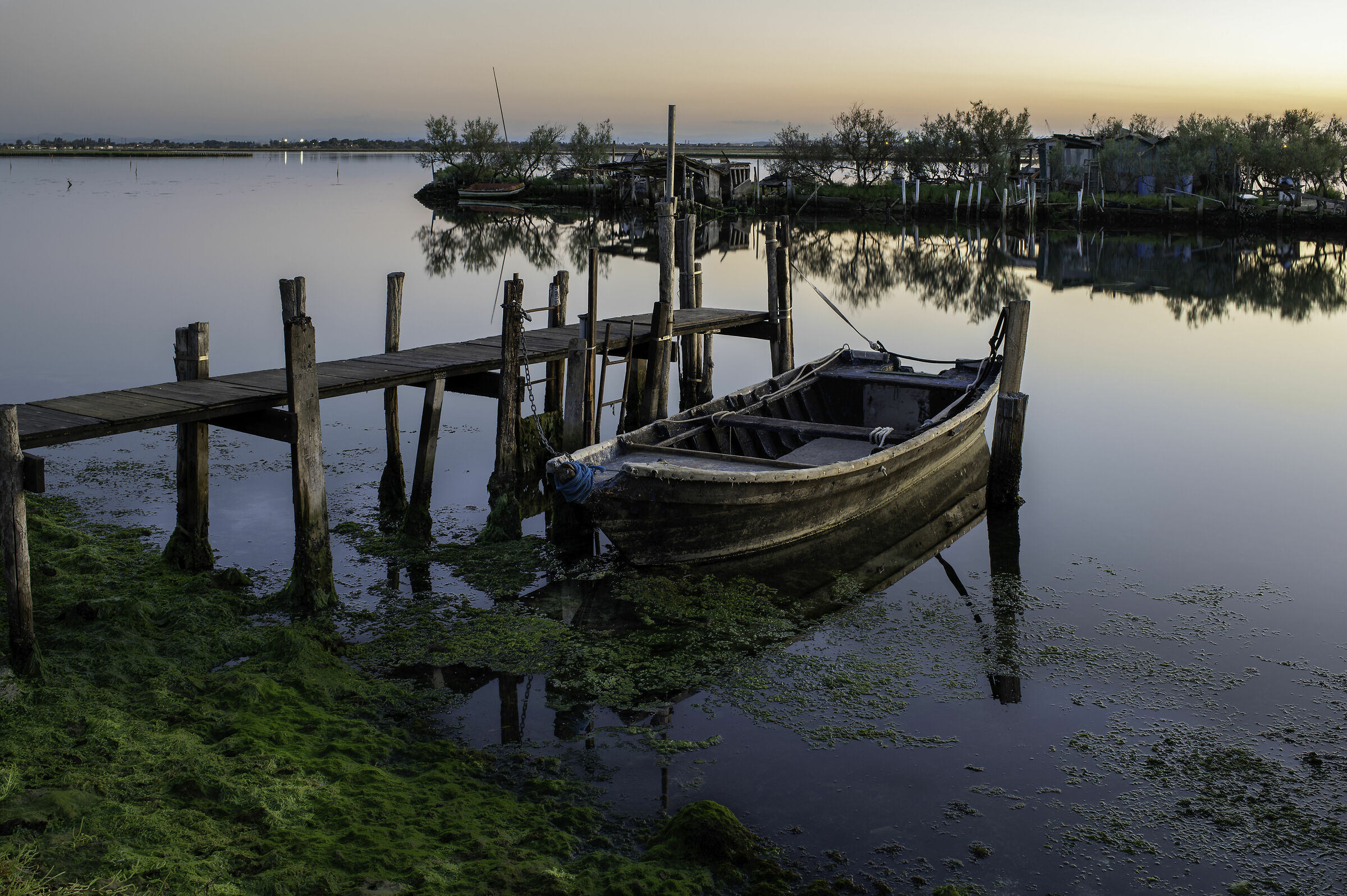 Barca in Pialassa Piomboni