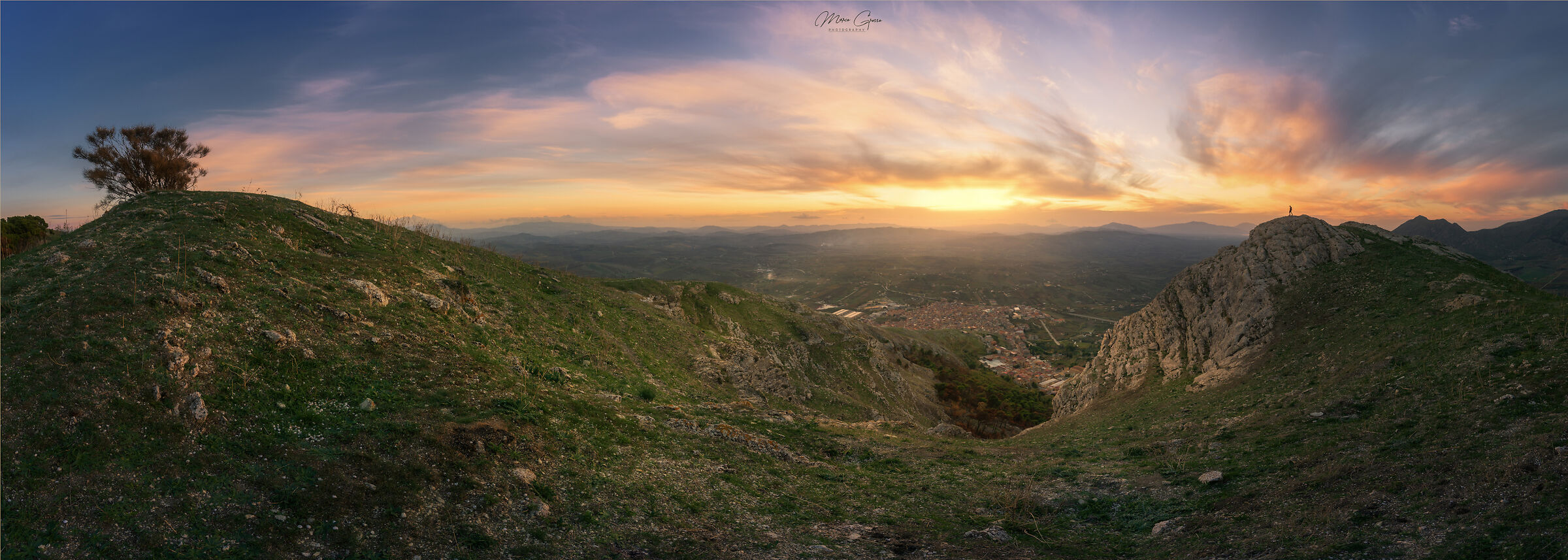 Panoramica sul monte Jato