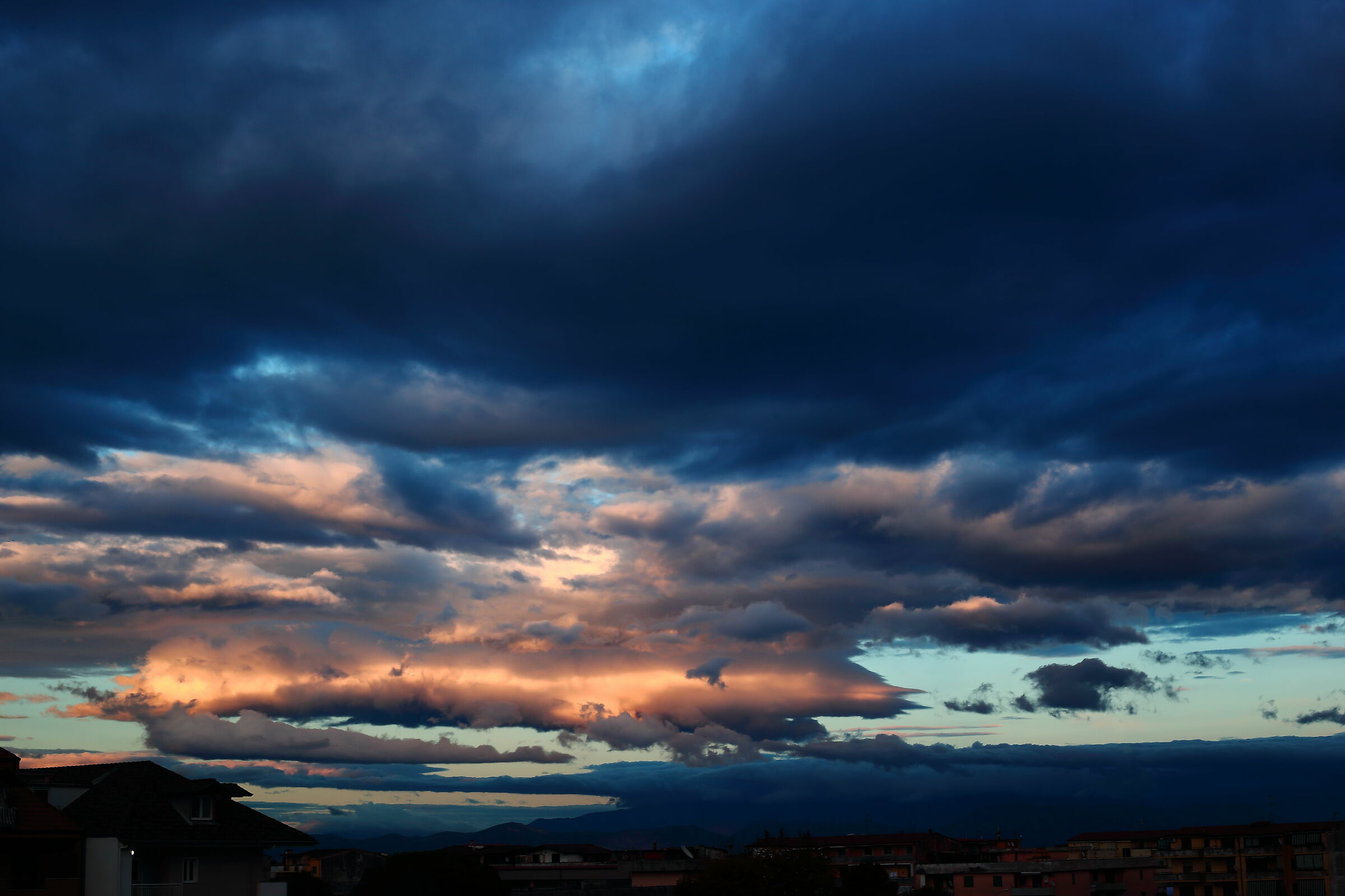 and the weather changes....