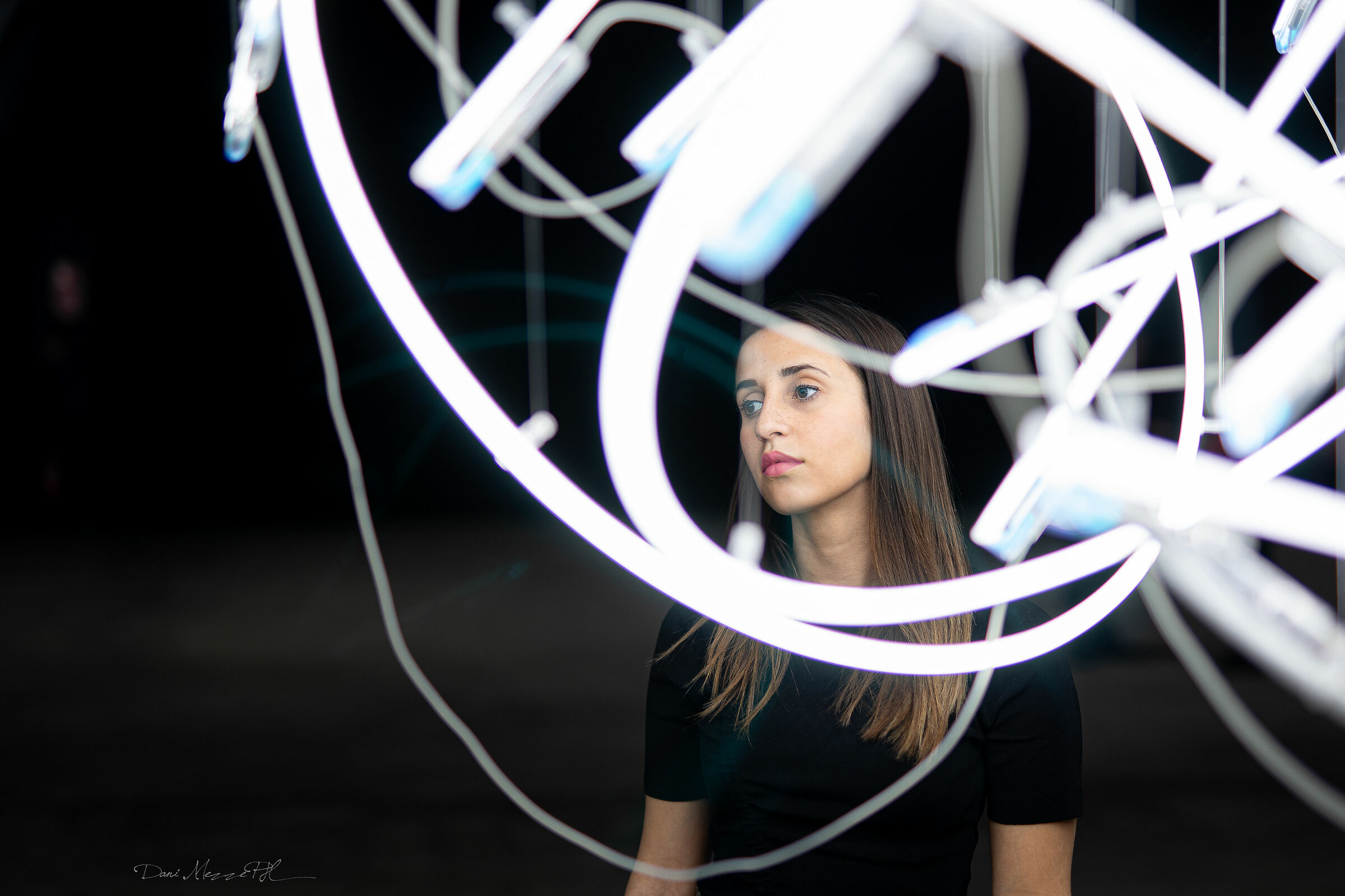 Light installations by Cerith Wyn Evans