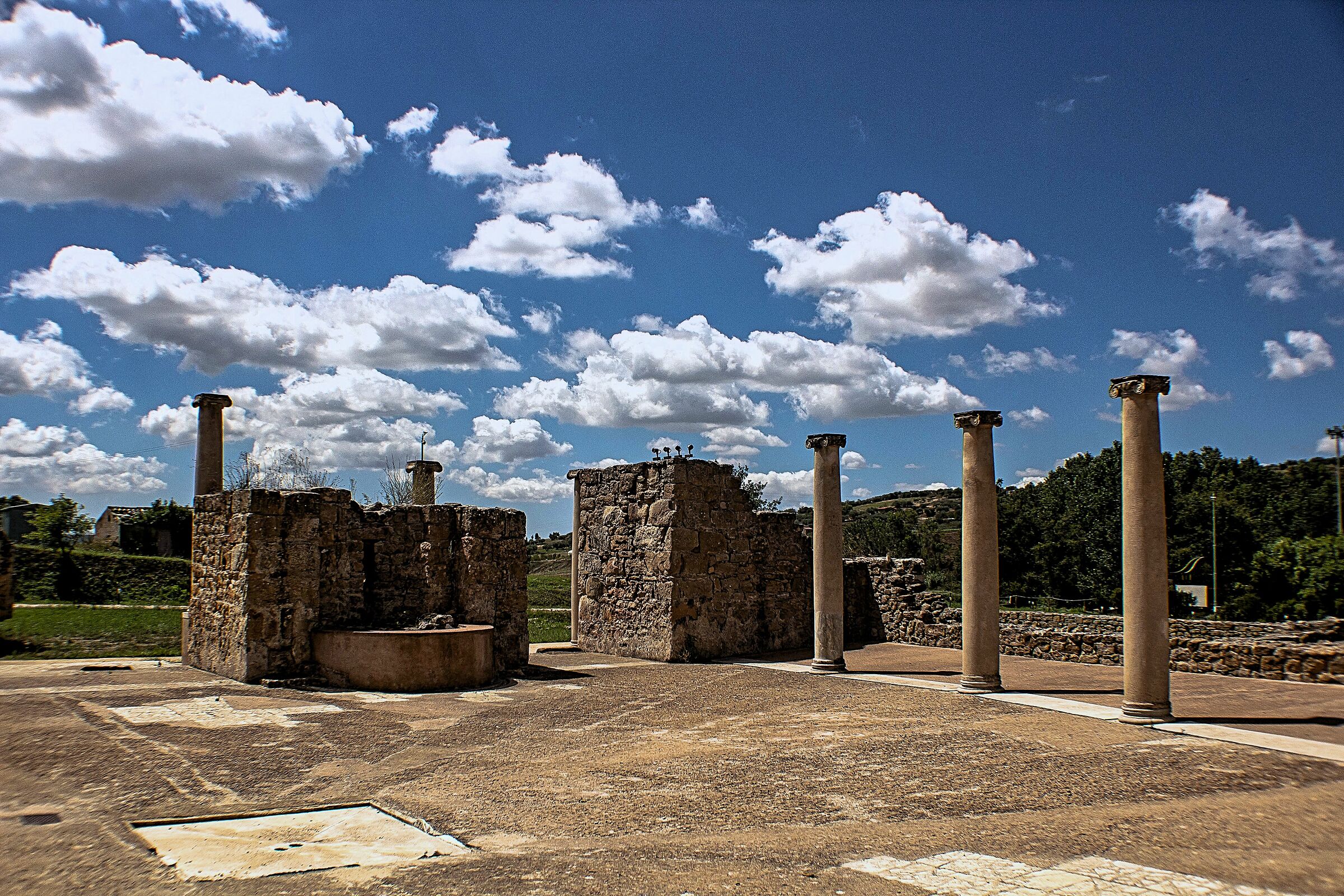 le rovine romane di Piazza Armerina Enna 16/08/2018
