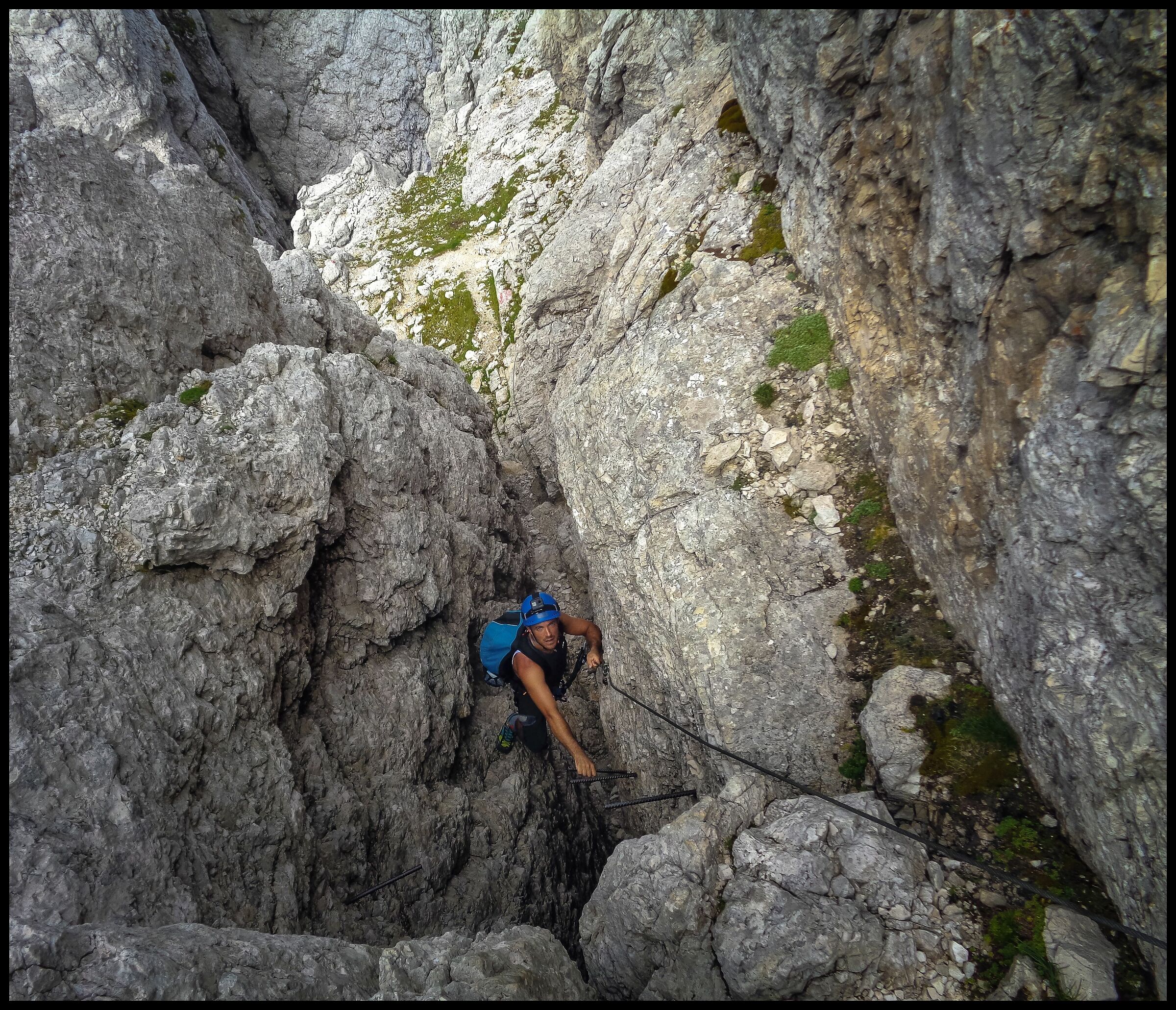 Gully - aided path Anita Goitan - Jof Fuart