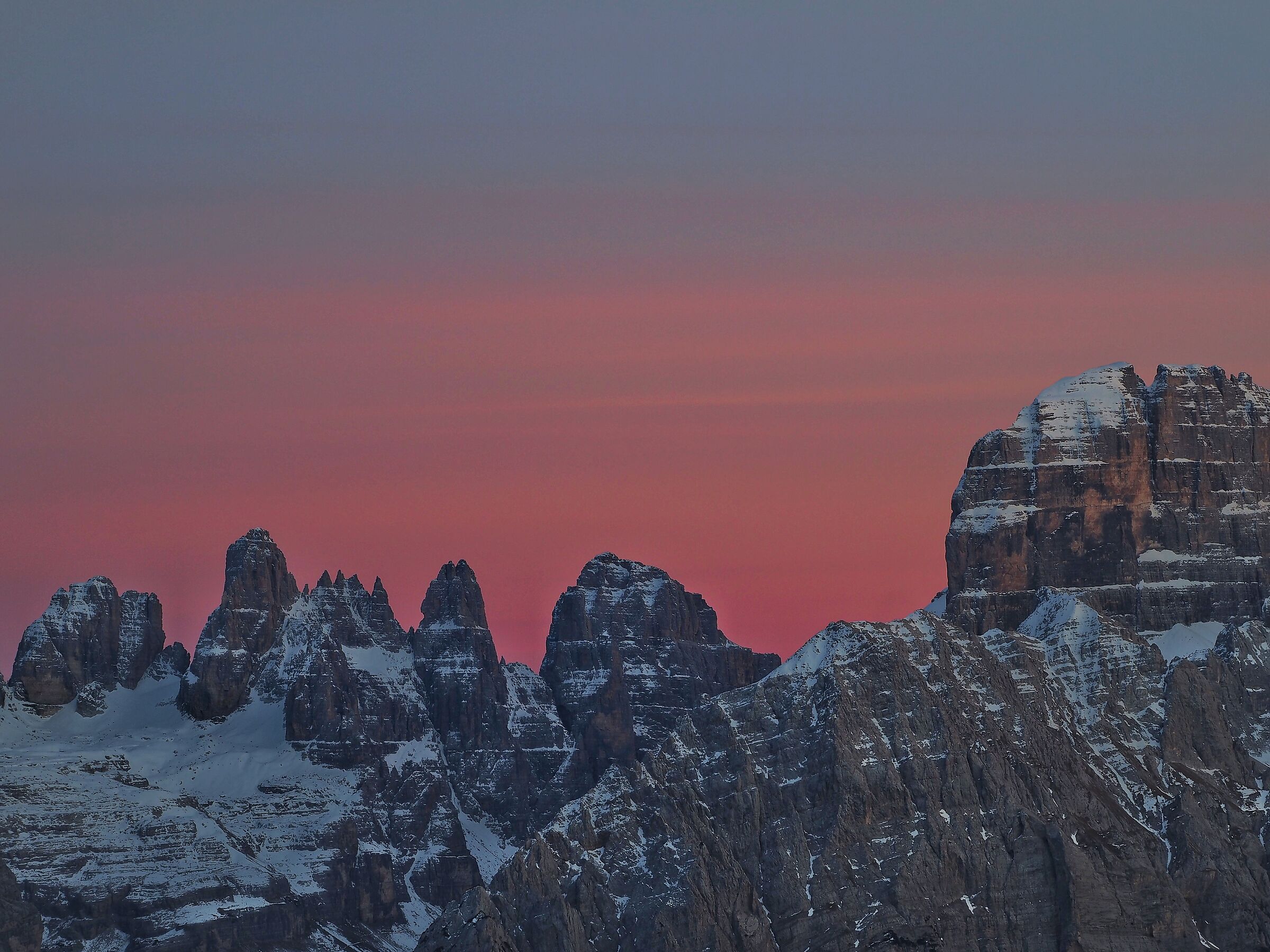 Sunset over the brenta