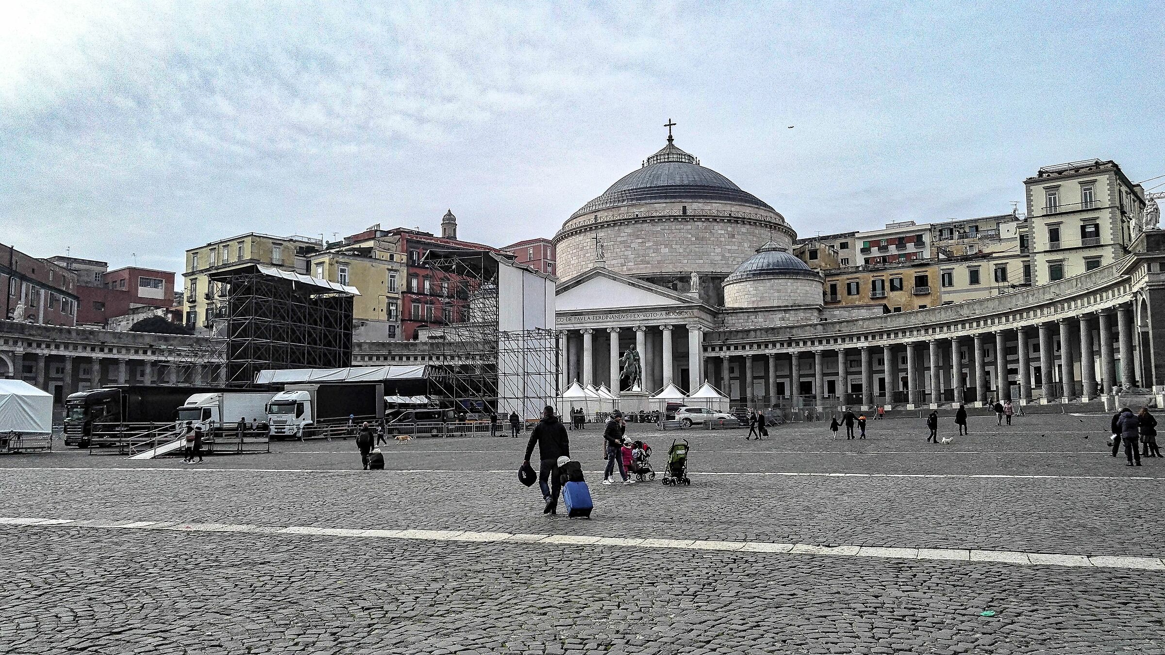 Piazza del Plebiscito Napoli 30/12/2017