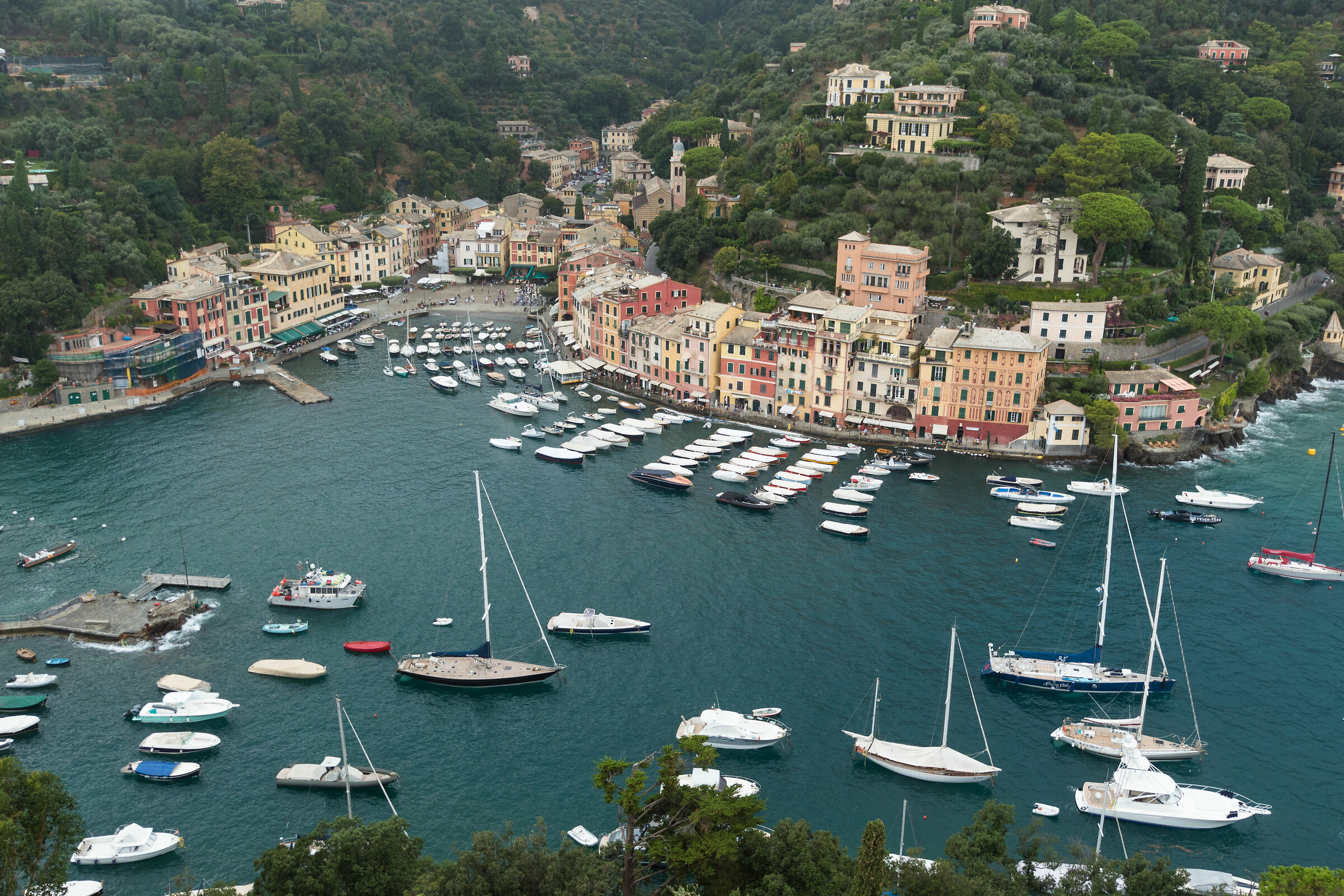 Portofino (view from Castello Brown) Liguria