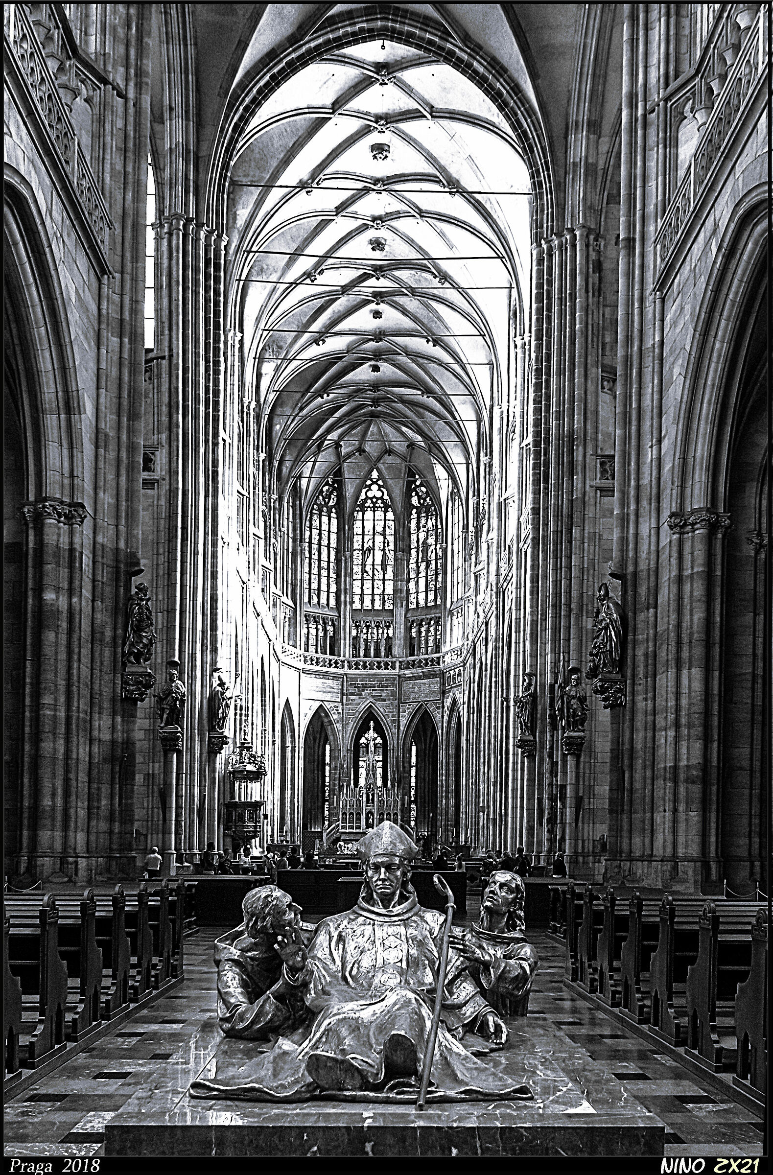 Interior Prague Cathedral