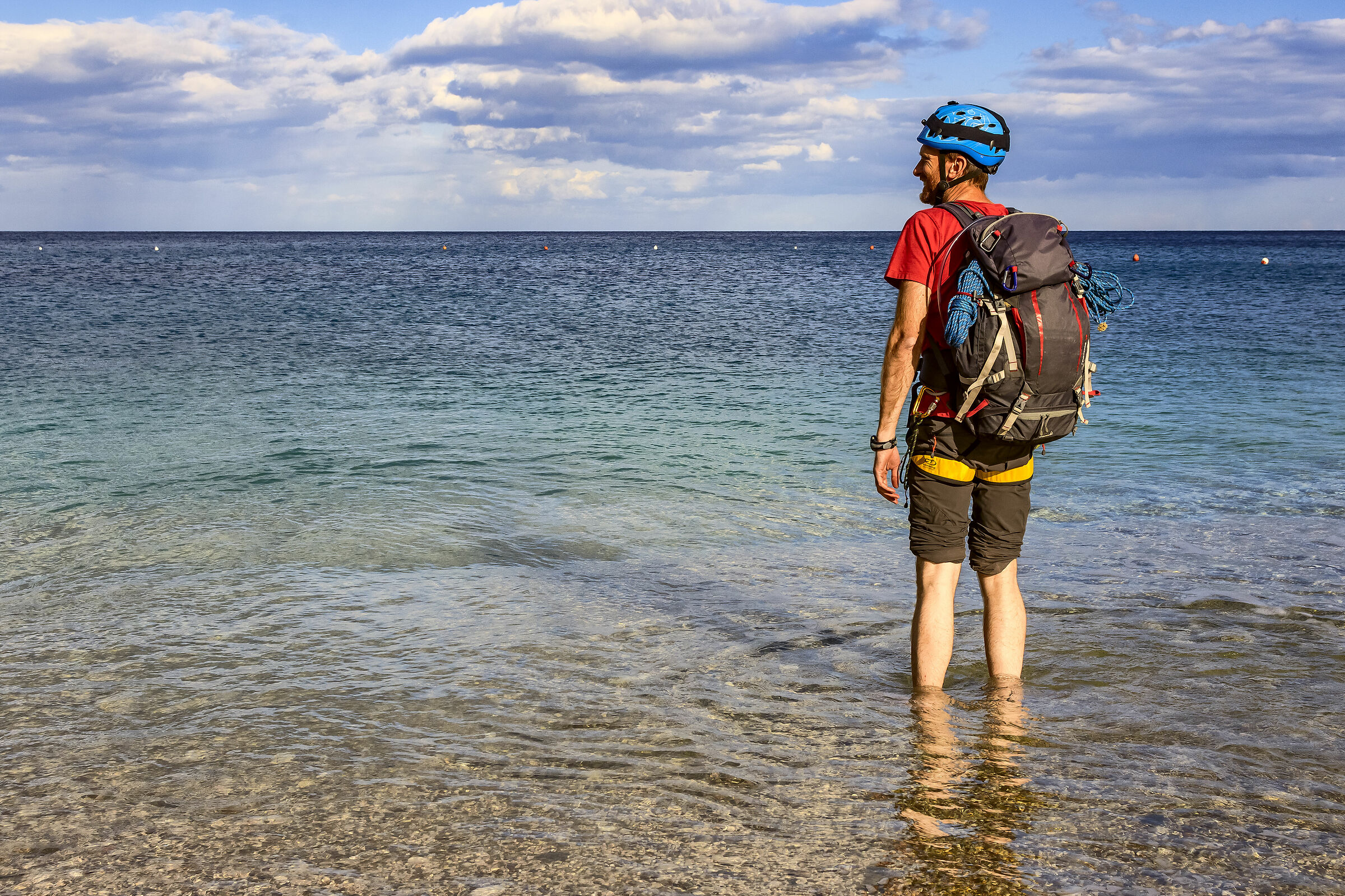 After 5 days of hard walking ...