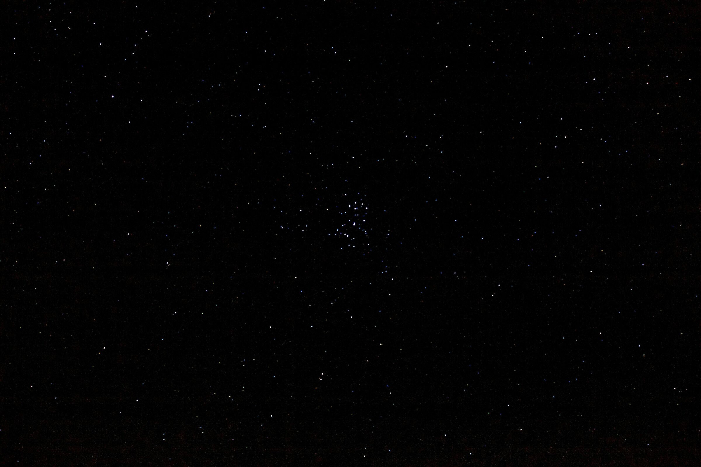 Le Pleidi. Brillanti che bucano il cielo.