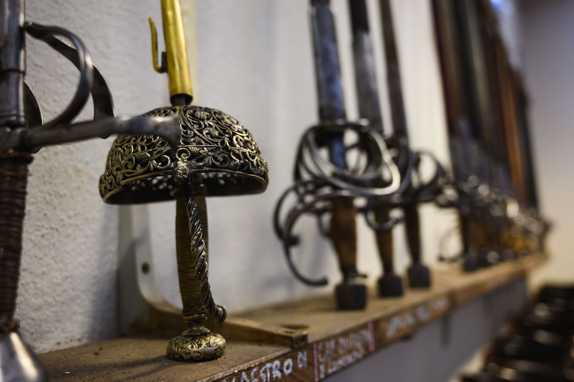 Handmade swords for the "Historic Football" in Florence