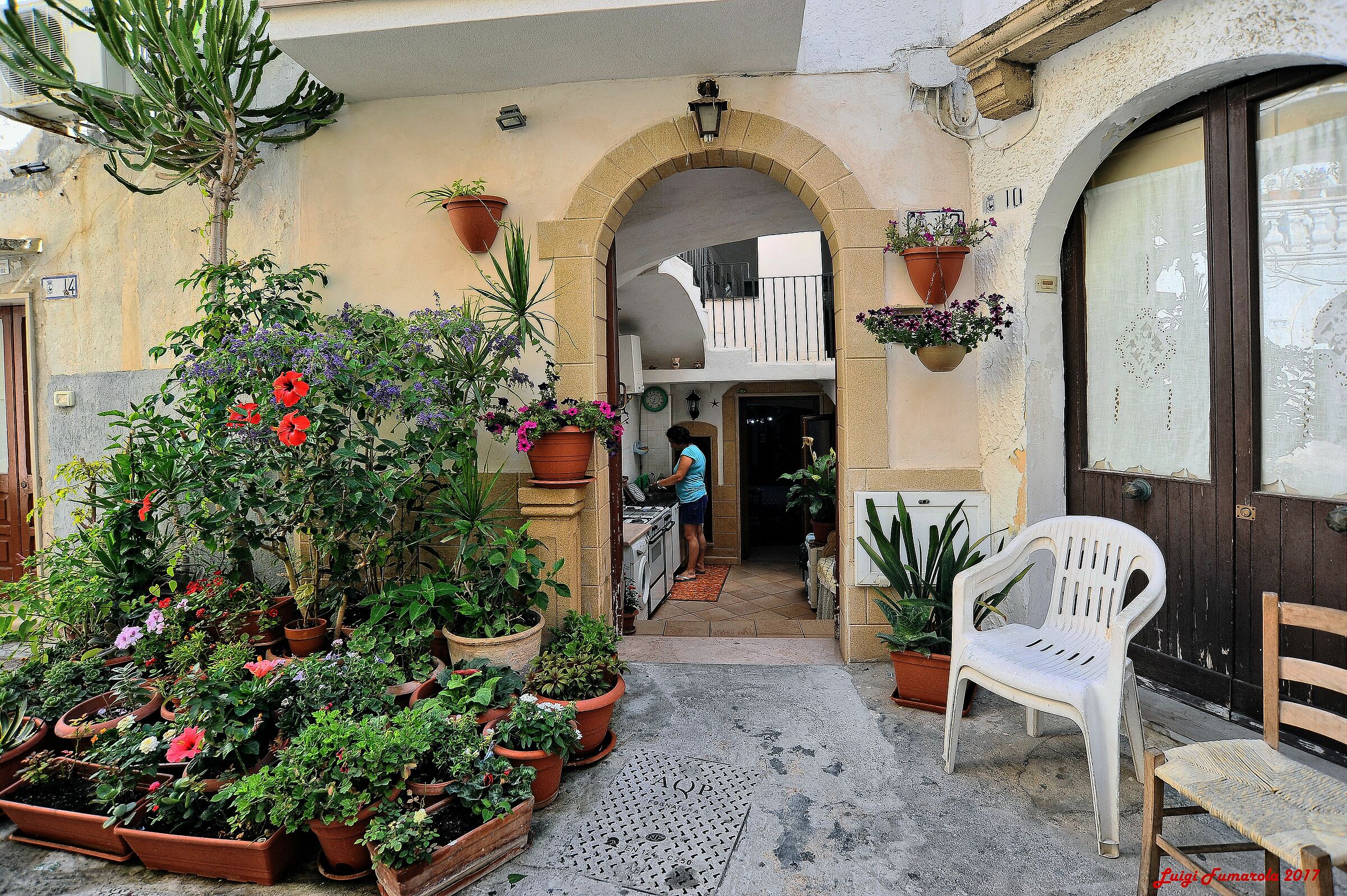 Streets of the historic center of Gallipoli